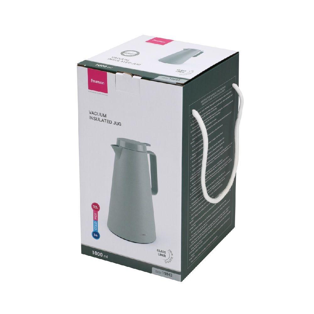 Thermo Jarra 1000 ml Menta Con Revestimiento De Vidrio Fissman-6