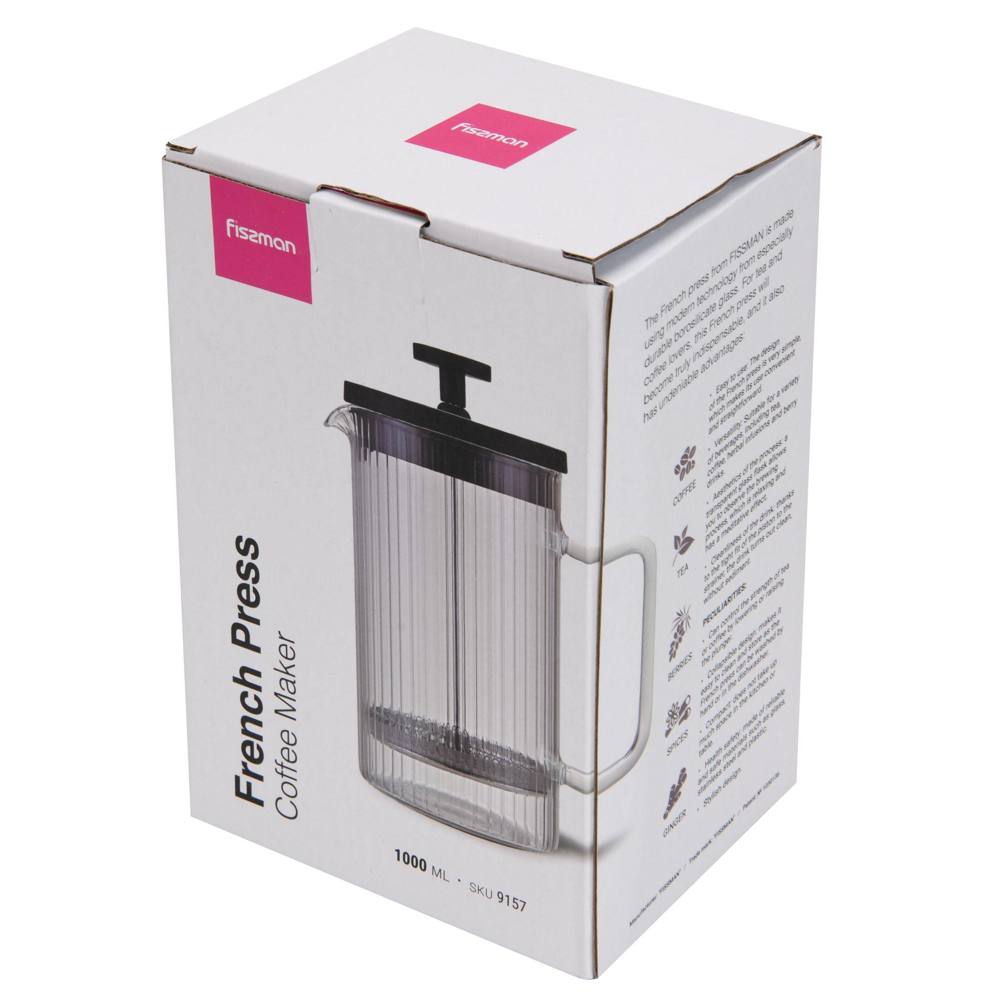 Cafetera Prensa Francesa Line 1000 Ml Fissman-5