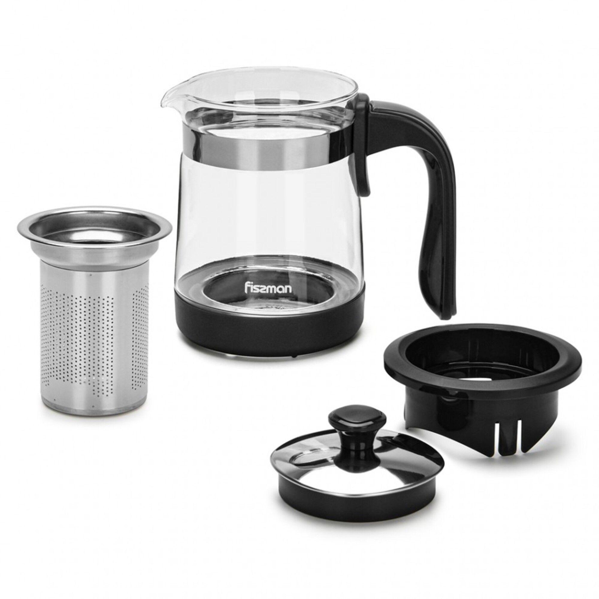 Tetera De Vidrio Con Infusor 750 Ml Fissman-3