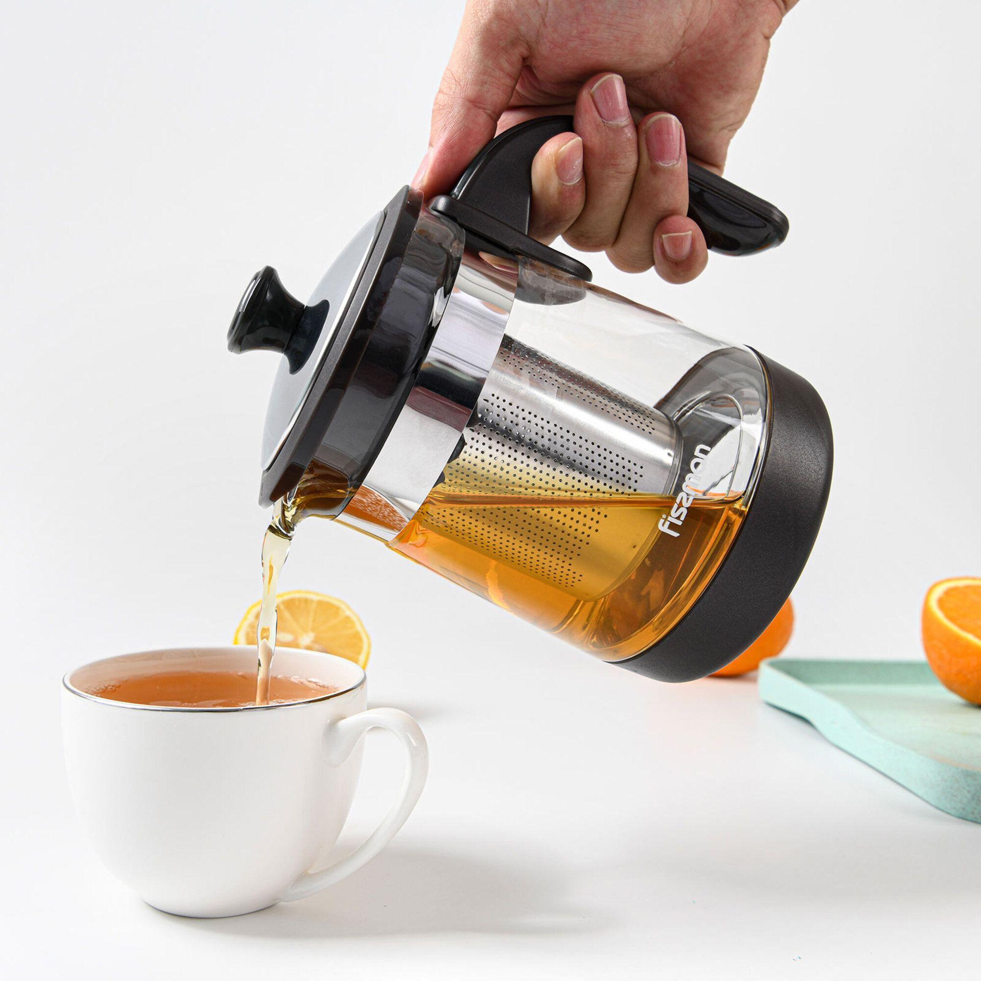 Tetera De Vidrio Con Infusor 750 Ml Fissman-6