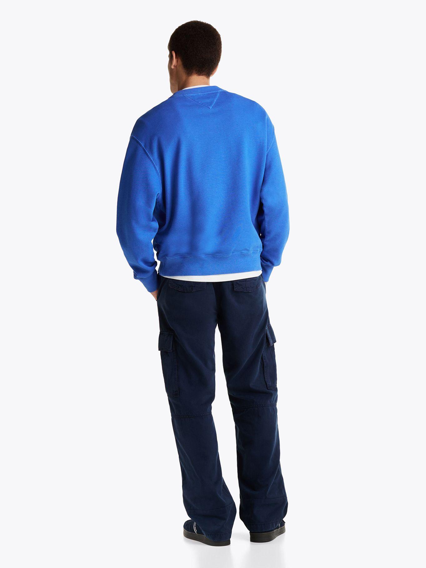 Polerón Relaxed Con Efecto Lavado Azul Tommy Jeans-2