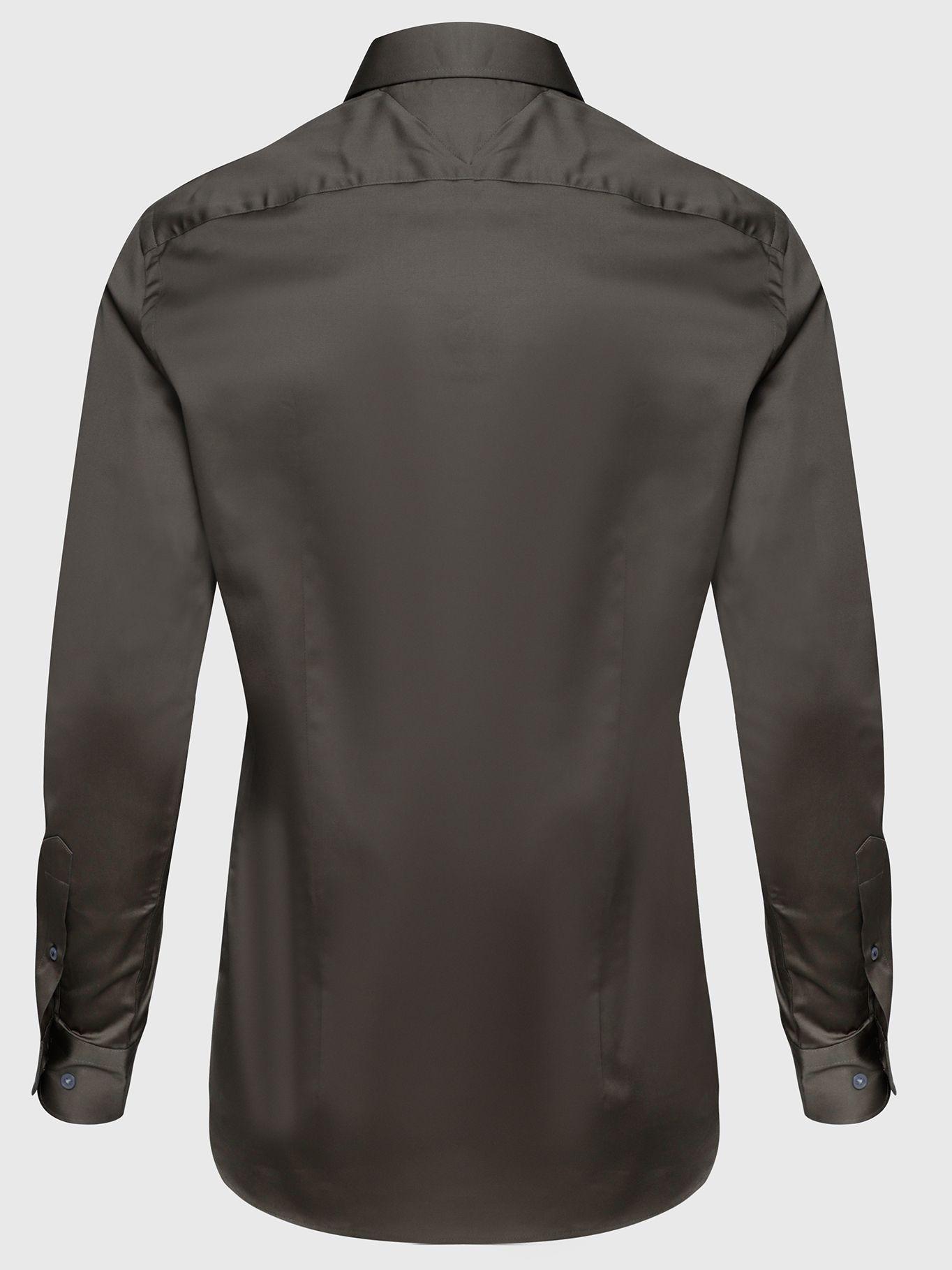 Camisa Solid Cotton Con Logo Verde Tommy Hilfiger-1