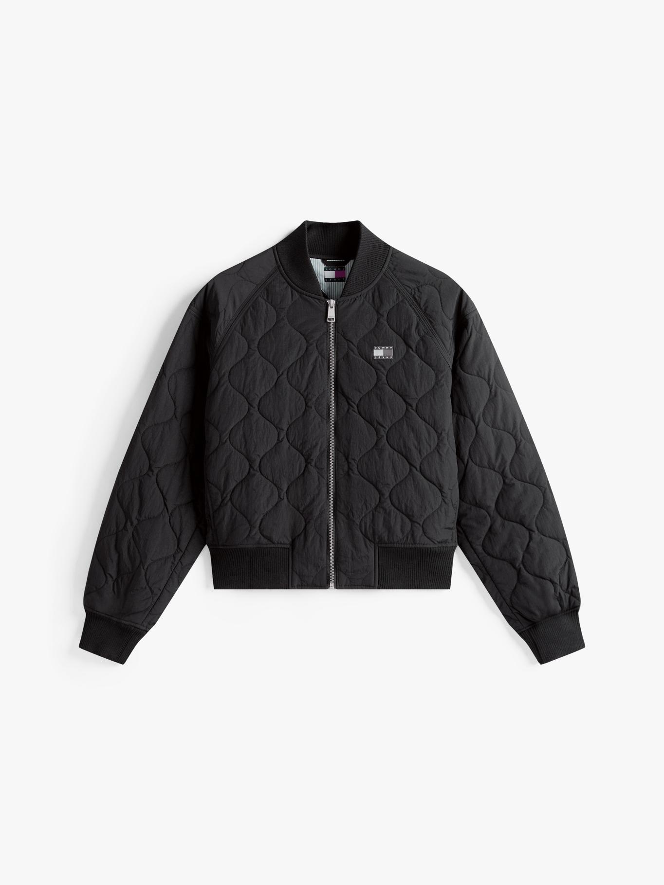 Chaqueta Bomber Acolchada Con Logo Negro Tommy Jeans-4