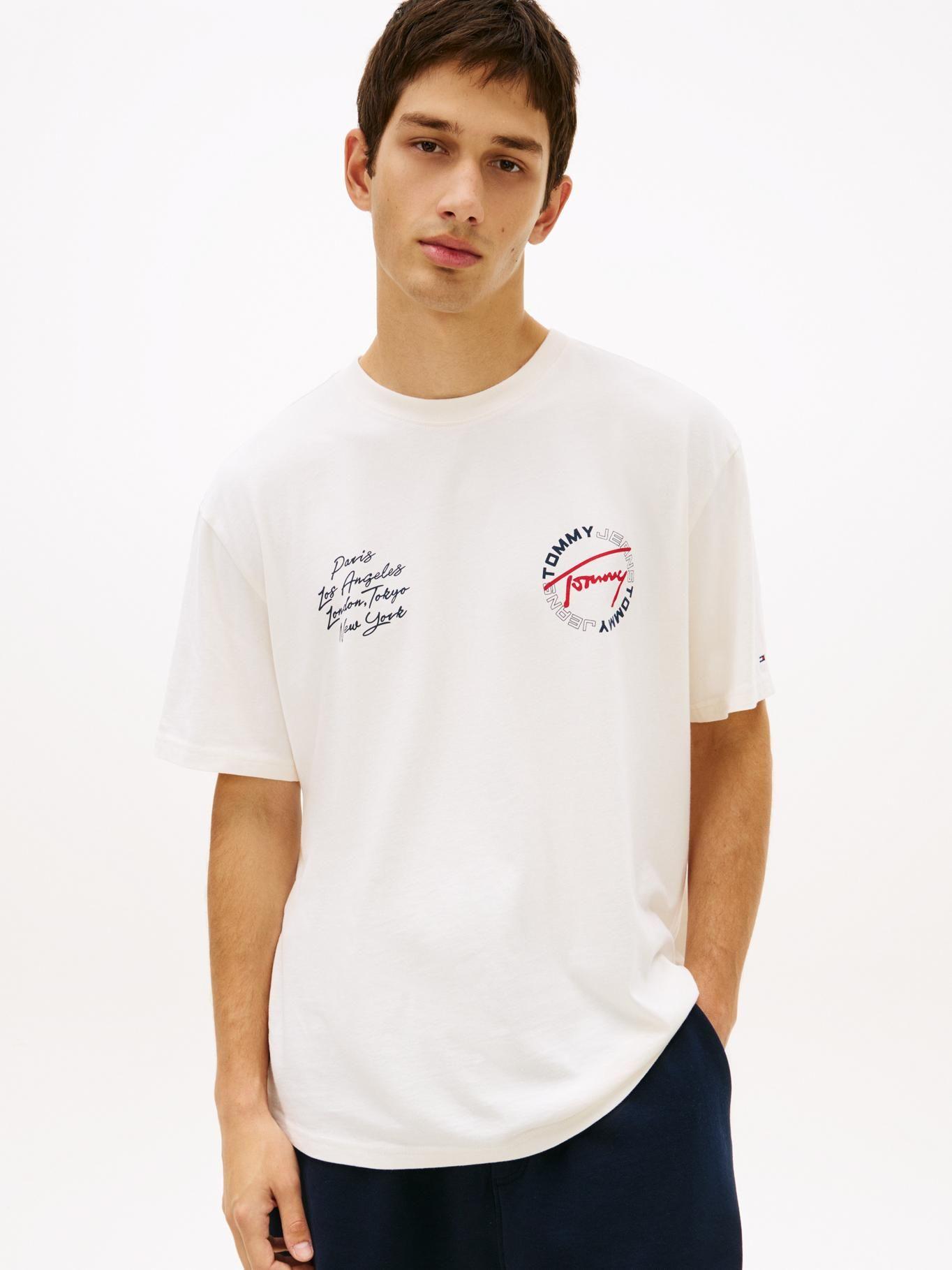 Polera Circle Print Relaxed Fit-0