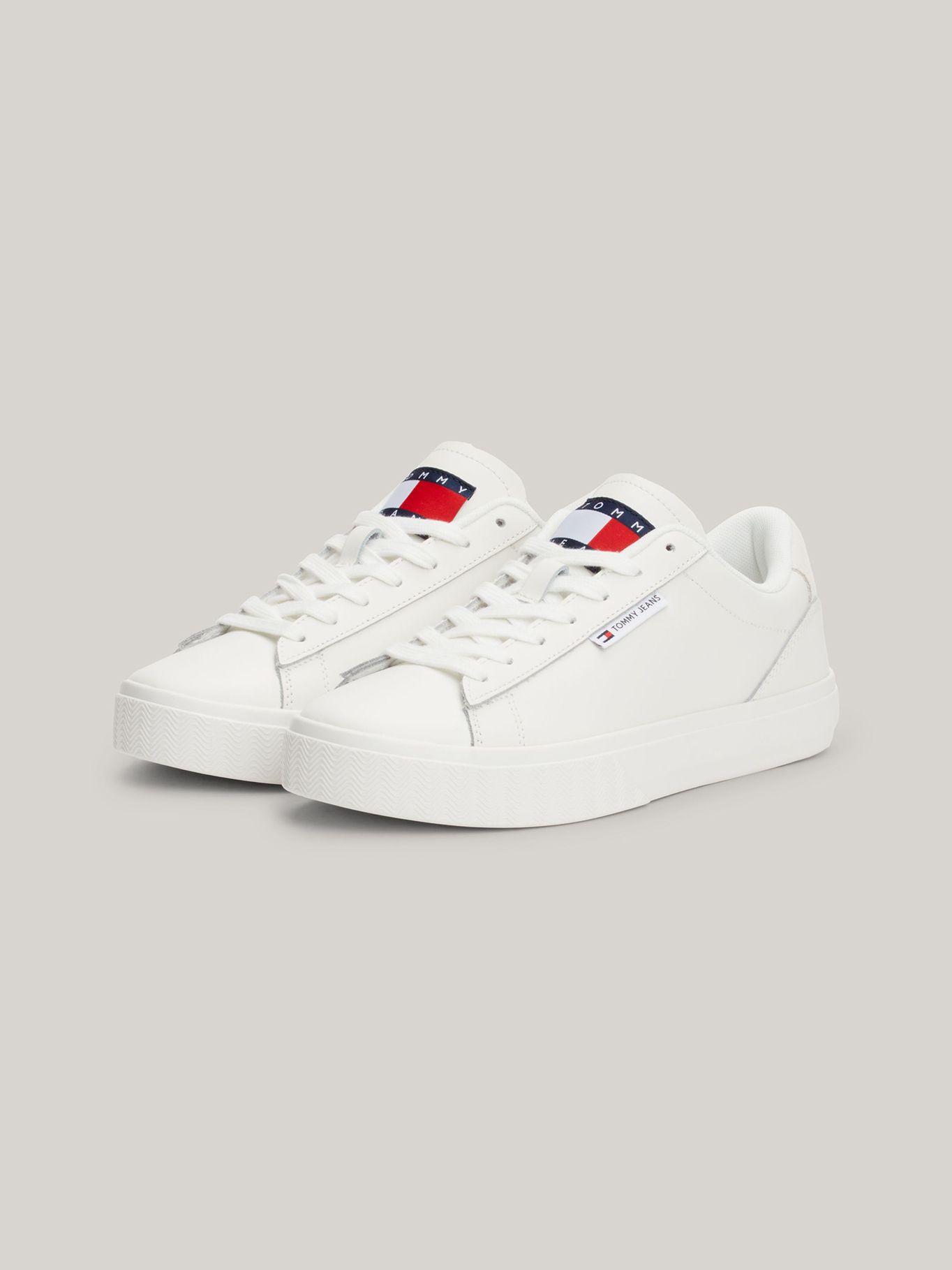 Zapatillas Essential - Cuero Logo Blanco Tommy Hilfiger-0