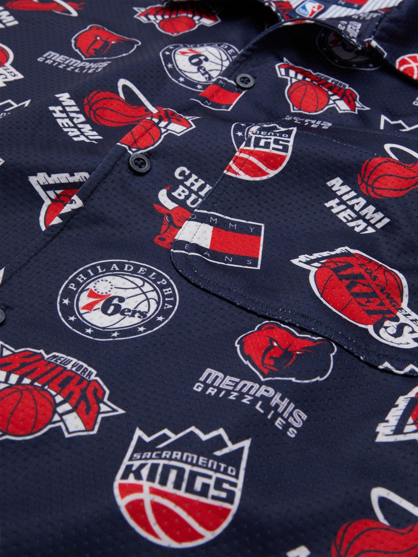 Camisa Tjms & Nba Logo Azul Tommy Hilfiger-2