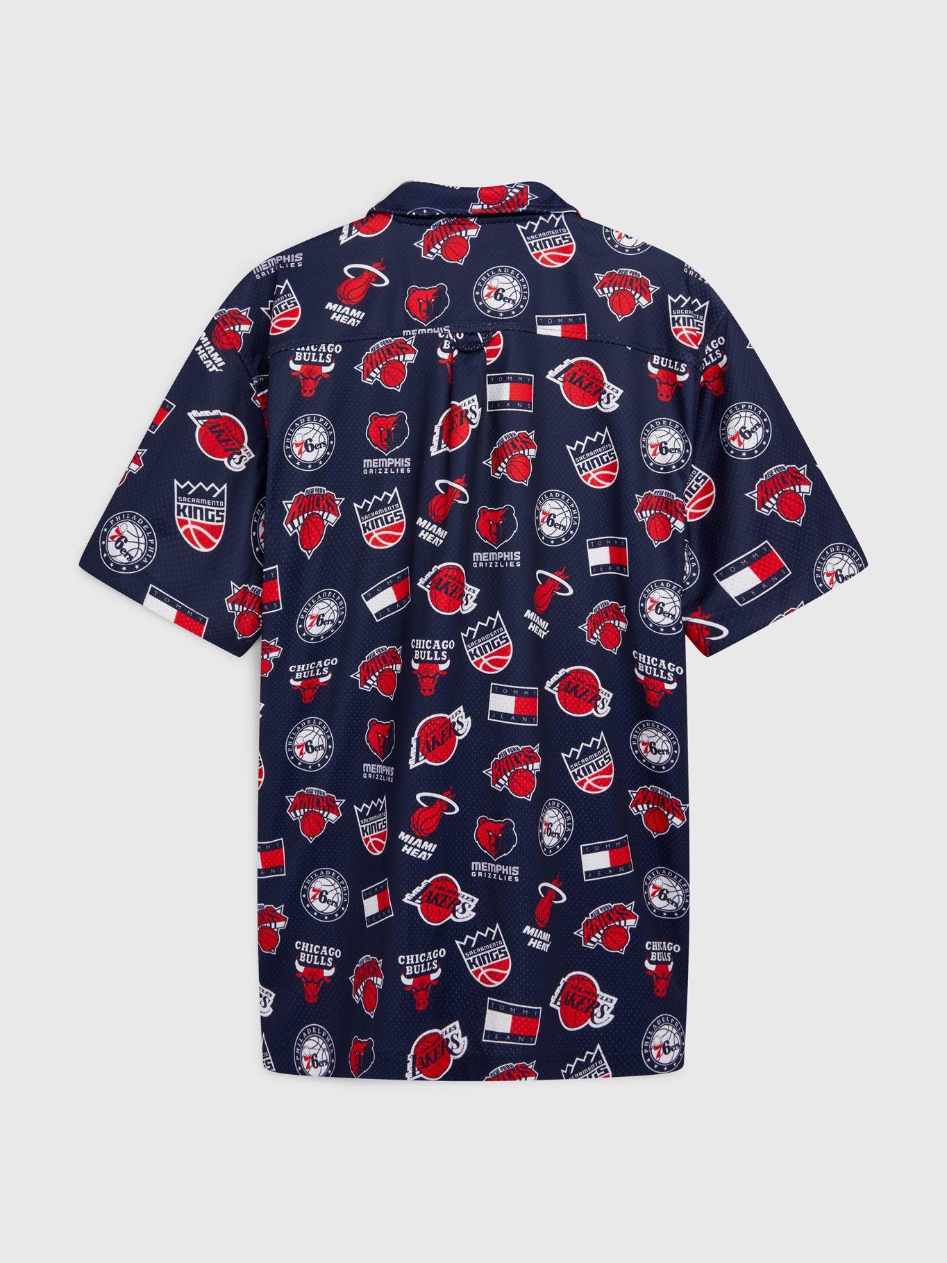 Camisa Tjms & Nba Logo Azul Tommy Hilfiger-1