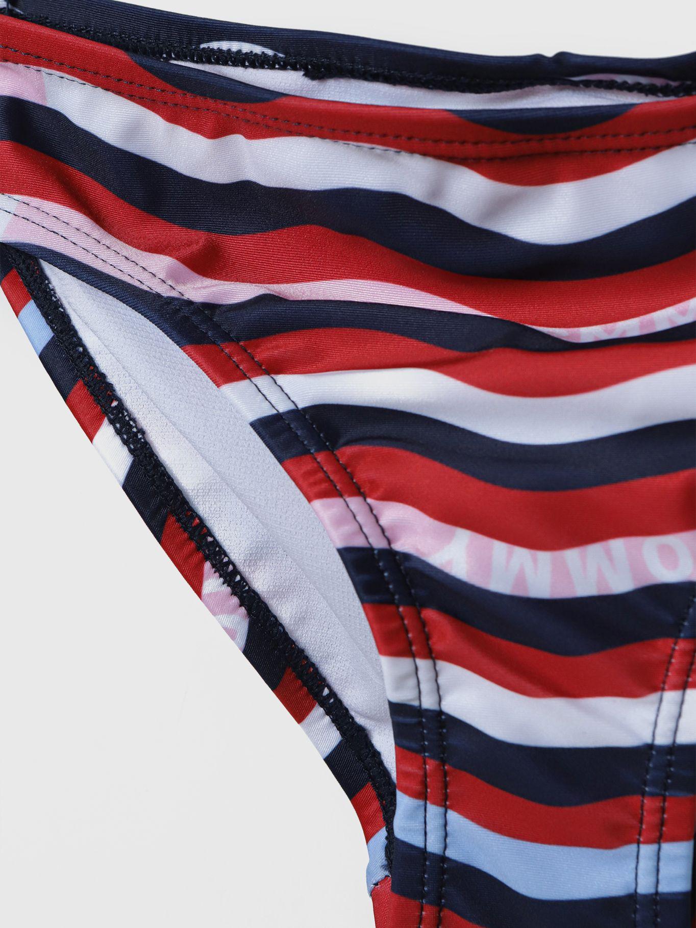 Conjunto De Bikini Con Logo Ondeado Azul Tommy Hilfiger-3