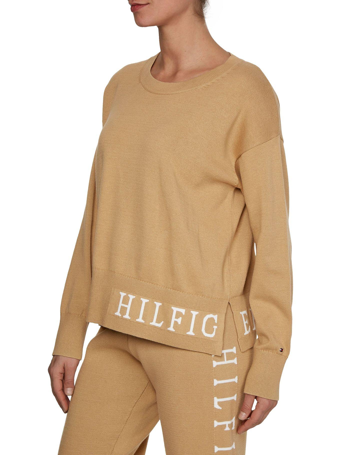 Sweater Graphic Logo Beige Tommy Hilfiger-2