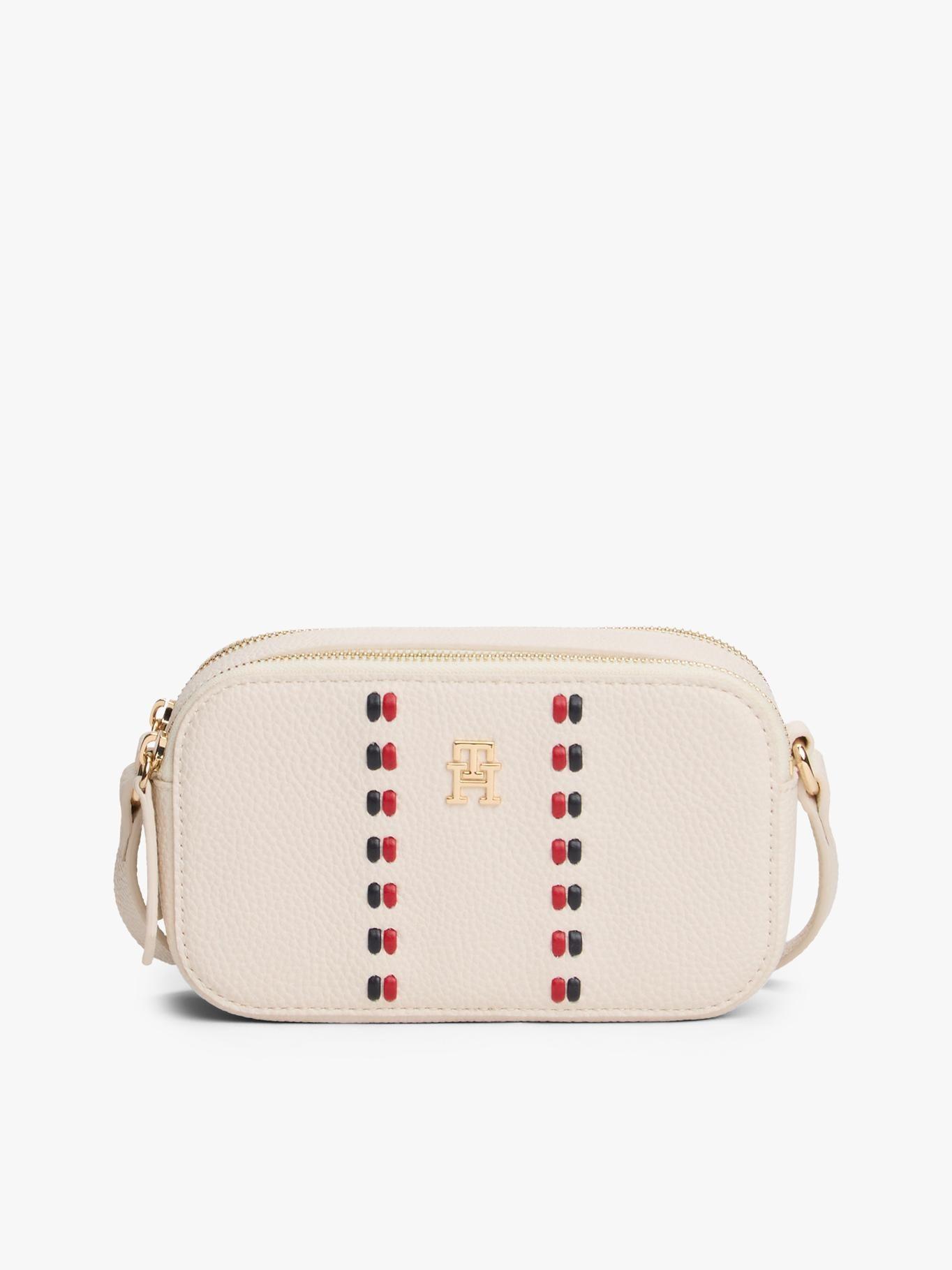 Cartera Bandolera Cinta Distintiva Tommy Hilfiger Beige-0