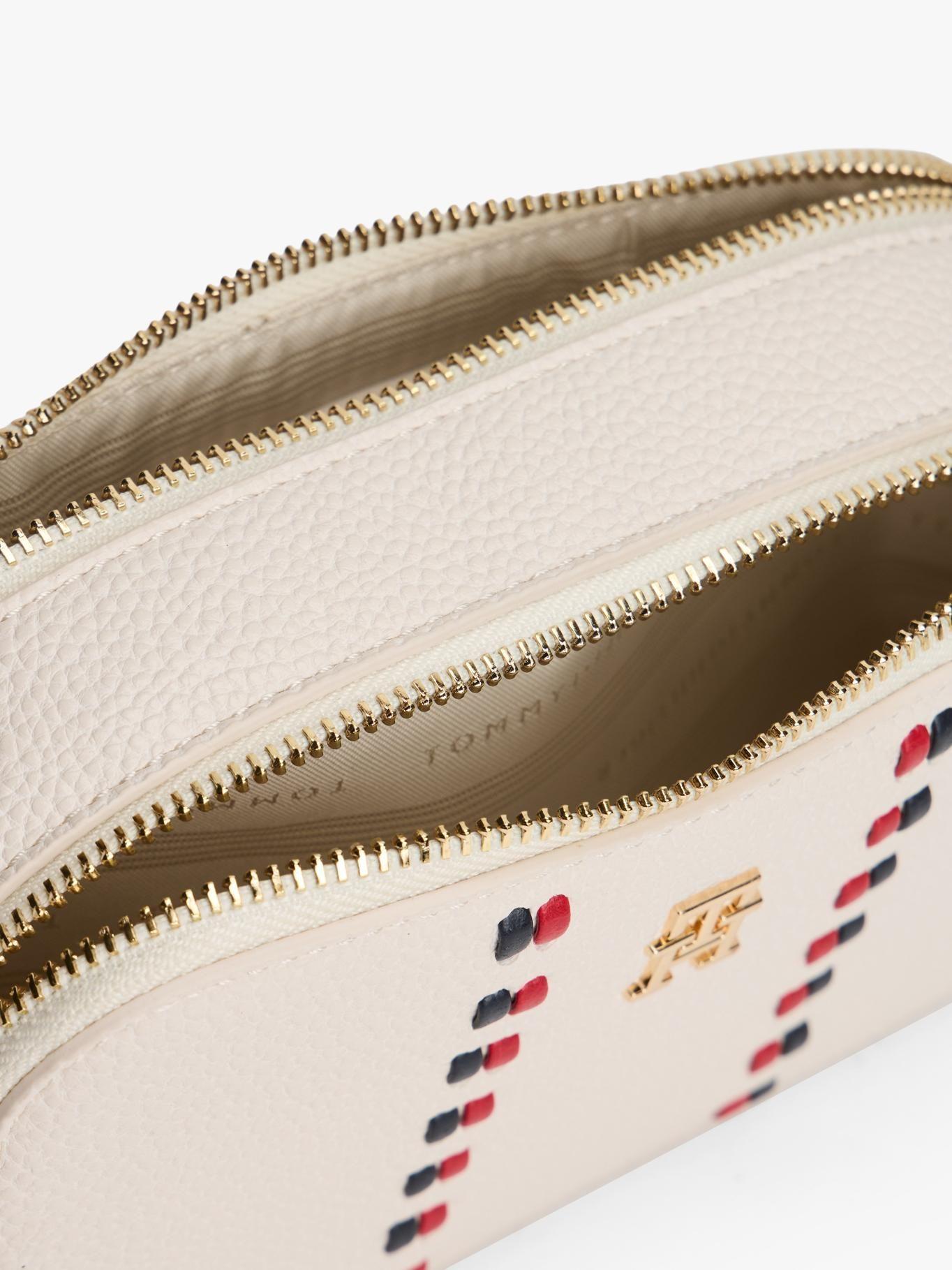 Cartera Bandolera Cinta Distintiva Tommy Hilfiger Beige-4