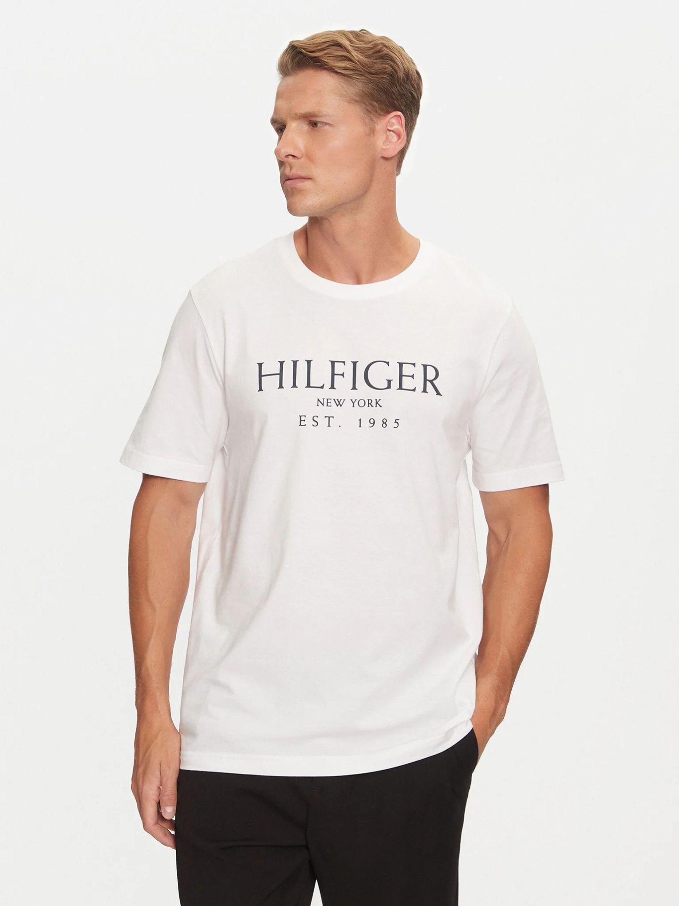 Polera Monotype Hombre Blanco Tommy Hilfiger-0
