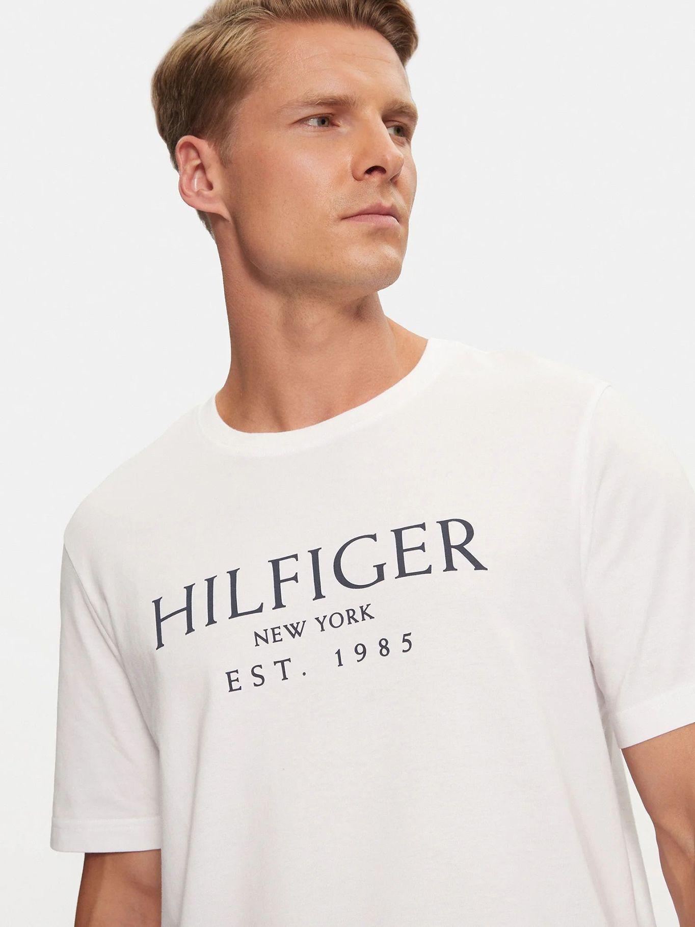 Polera Monotype Hombre Blanco Tommy Hilfiger-3