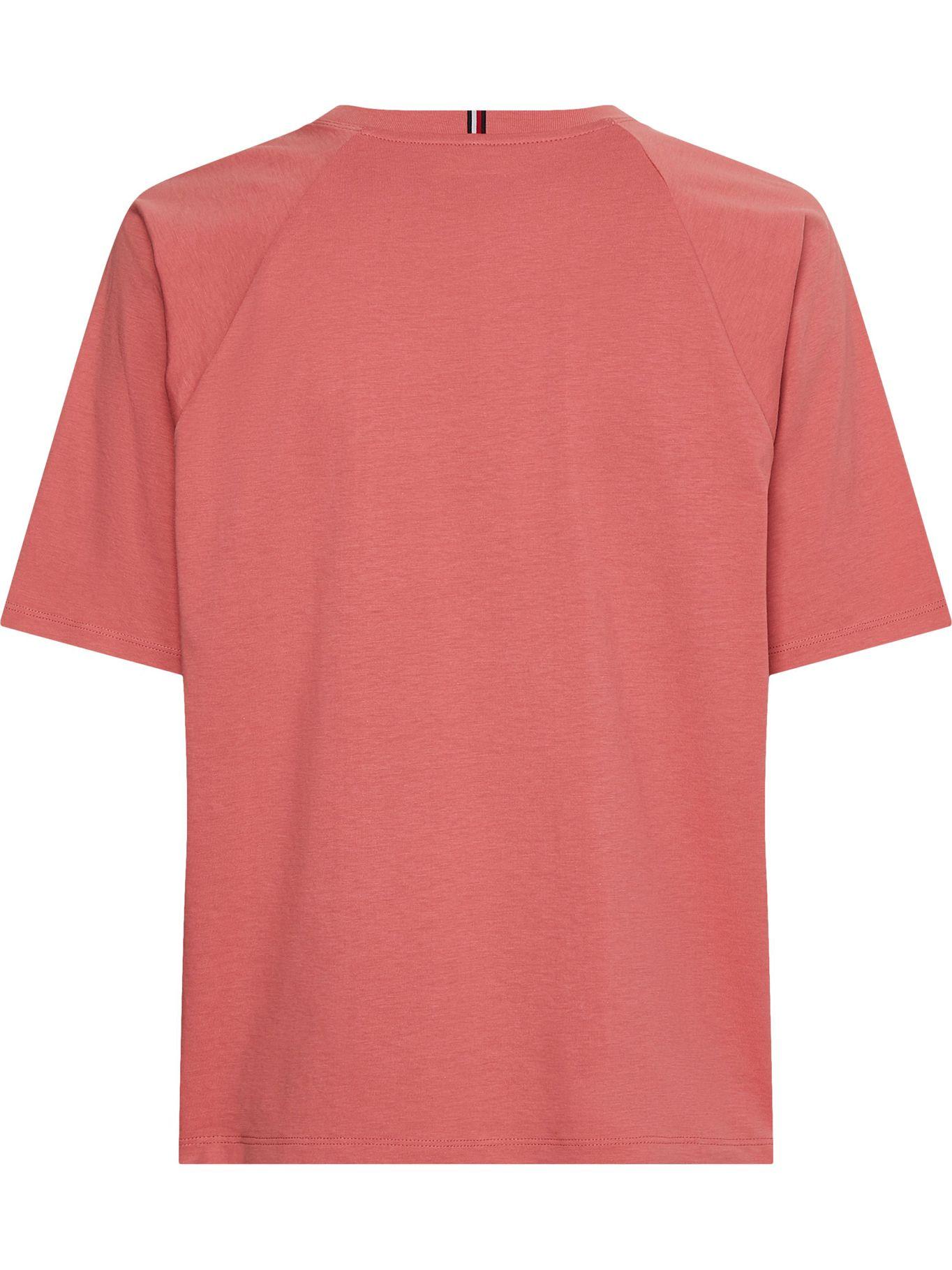 Polera Sport Varsity Logo Rosado Tommy Hilfiger-1