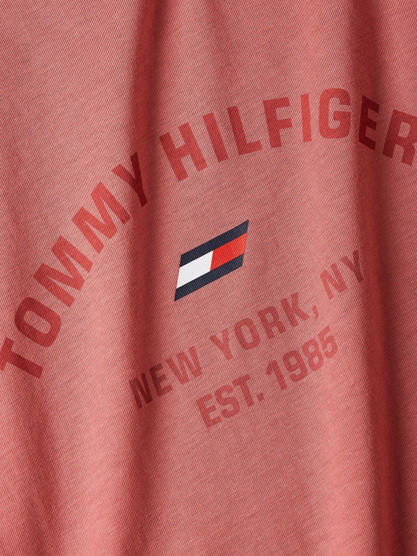 Polera Sport Varsity Logo Rosado Tommy Hilfiger-3
