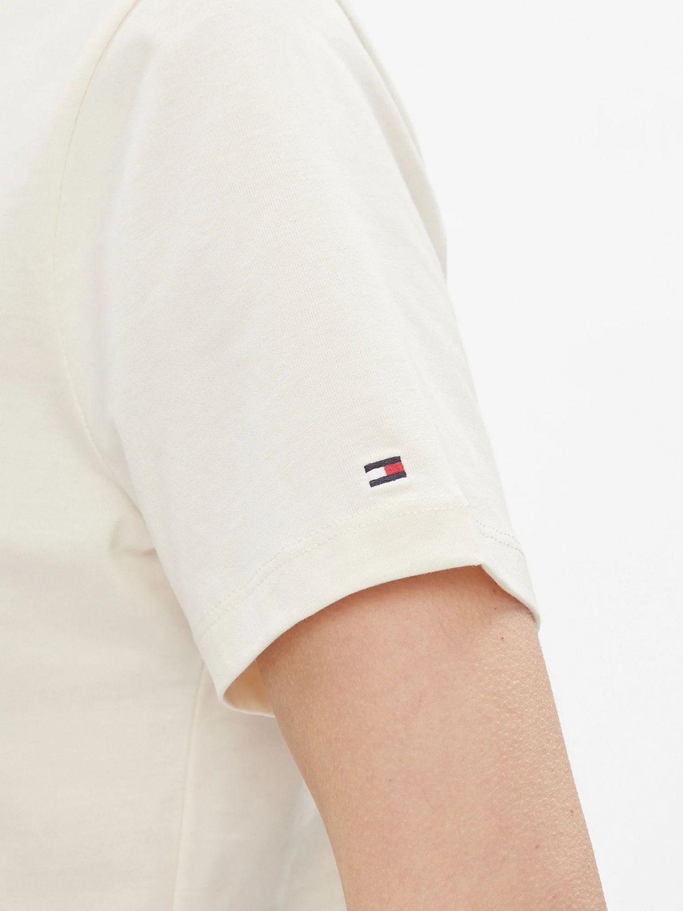 POLERA REGULAR FIT LOGO CREST BLANCO TOMMY HILFIGER-4