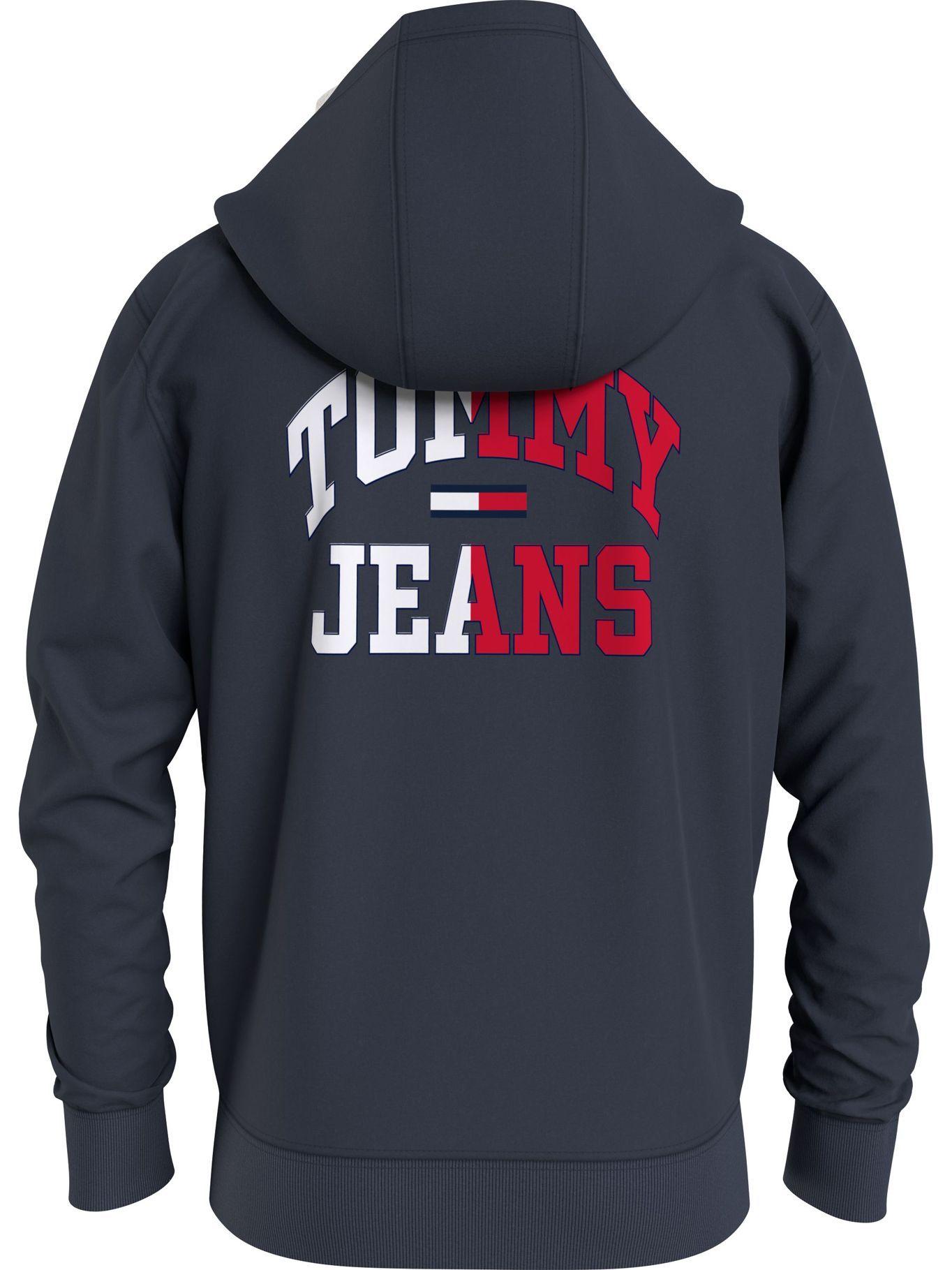 Polerón con Cierre y Logo Azul Gombre Tommy Jeans MY2-1