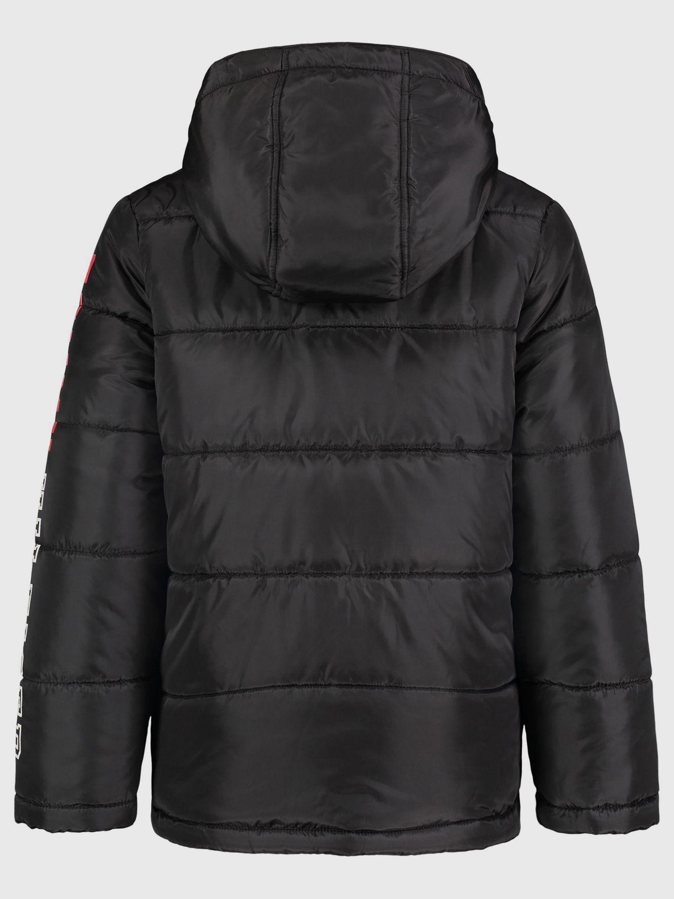 Parka Puffer Con Logo Negro Tommy Hilfiger-1