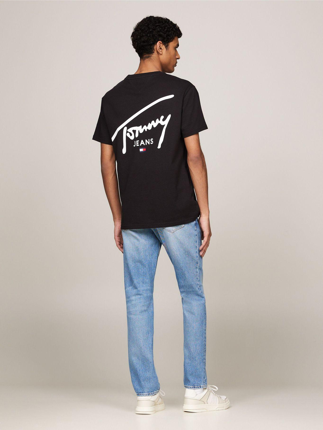 Polera Con Logo Signature Negro Tommy Jeans-2