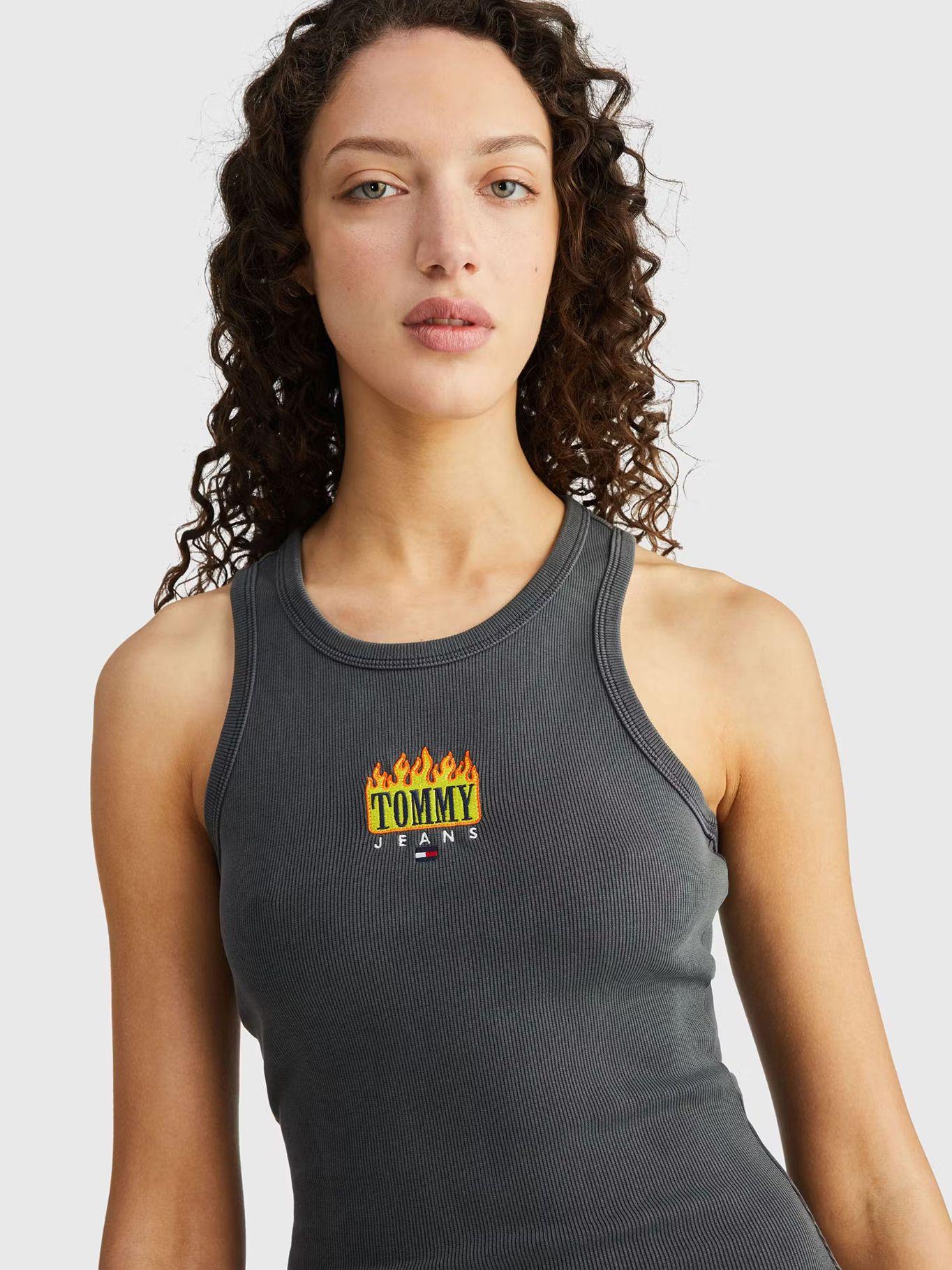 Vestido Vintage Flame Negro Tommy Jeans-3
