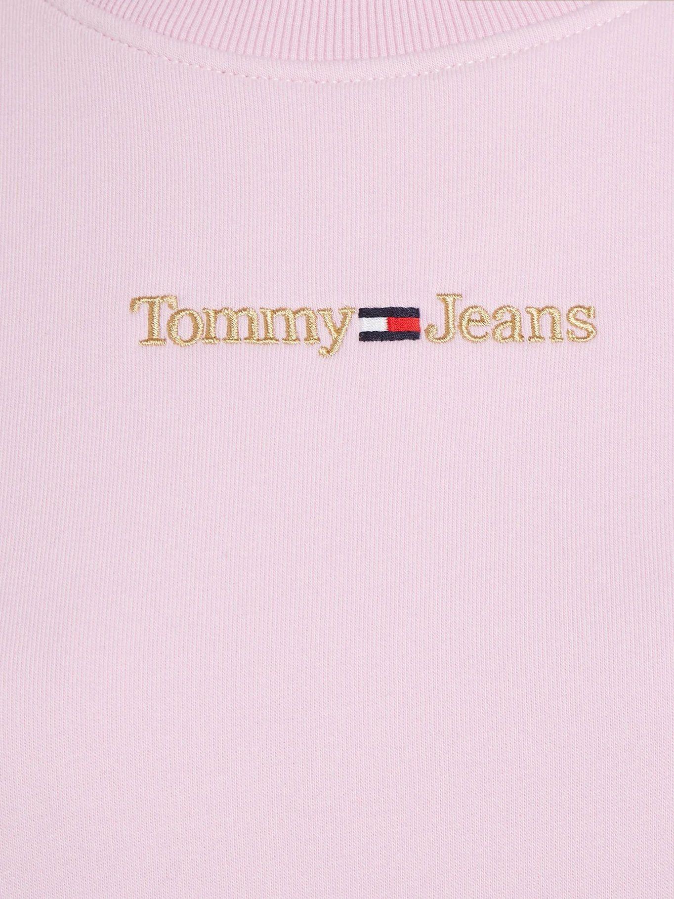 Polerón Modern C-Neck Con Logo Rosado Tommy Jeans-3