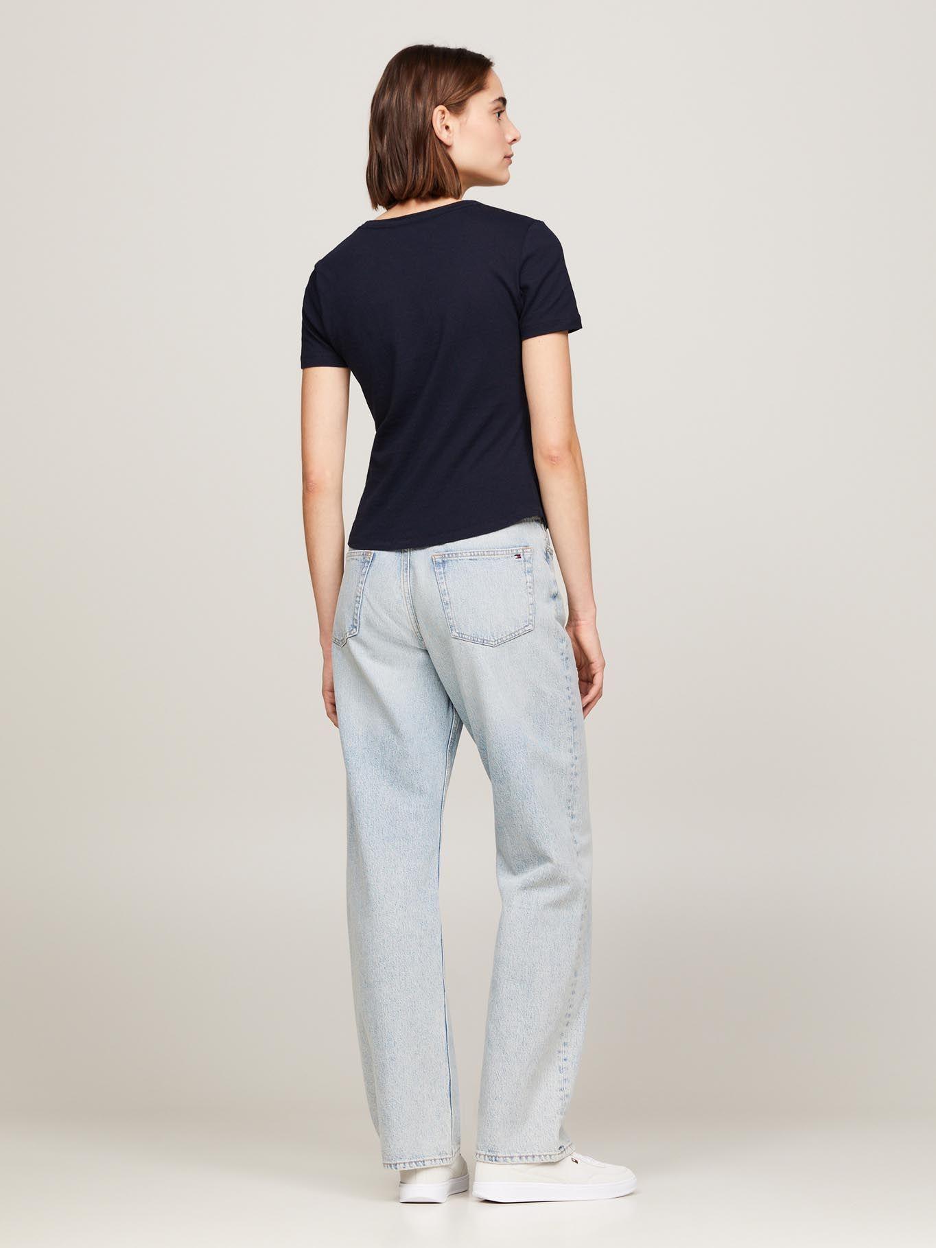 Polera Slim Con Logo Sport Azul Tommy Hilfiger-2