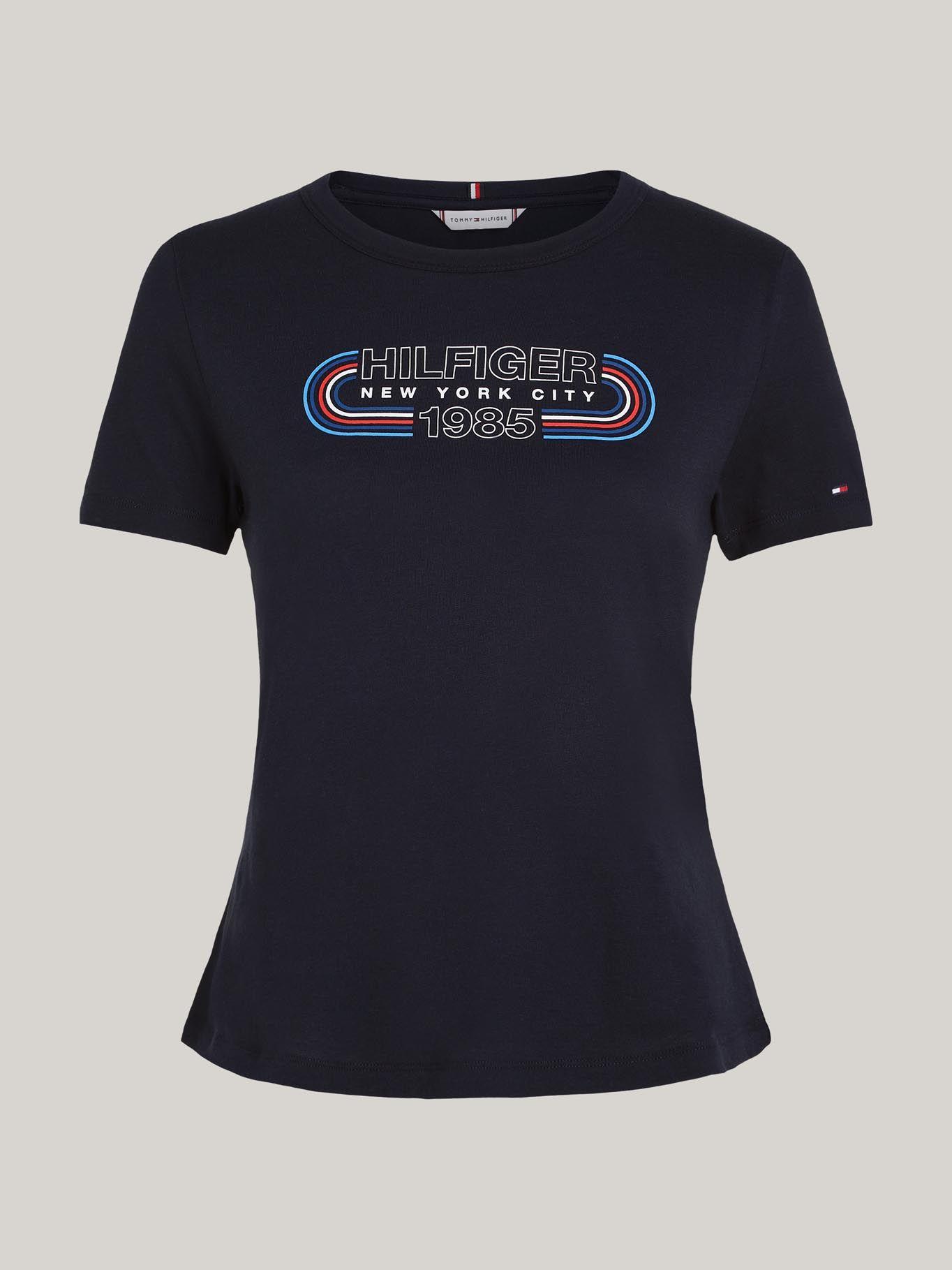 Polera Slim Con Logo Sport Azul Tommy Hilfiger-4