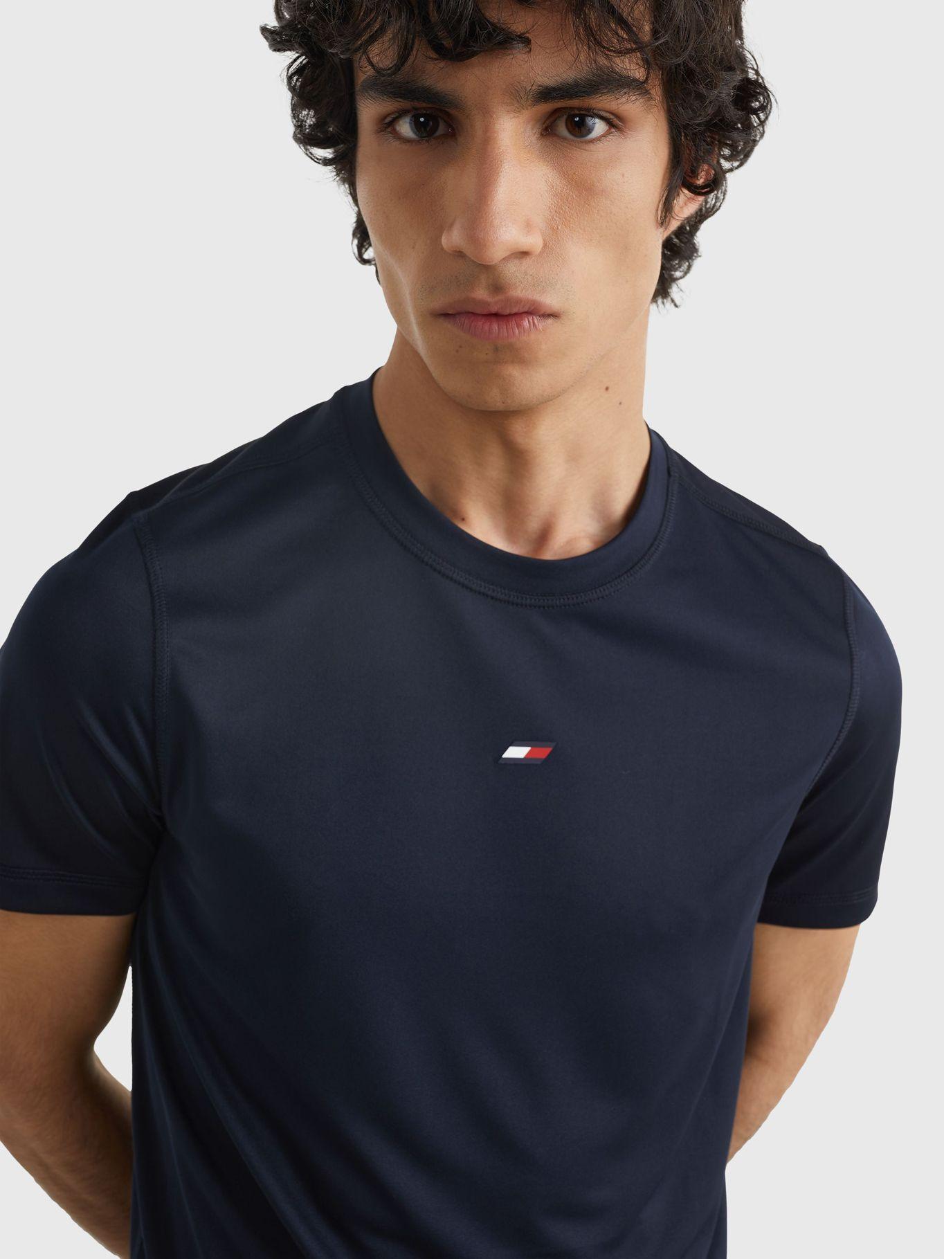Polera Sport Essential Con Logo Azul Tommy Hilfiger-3