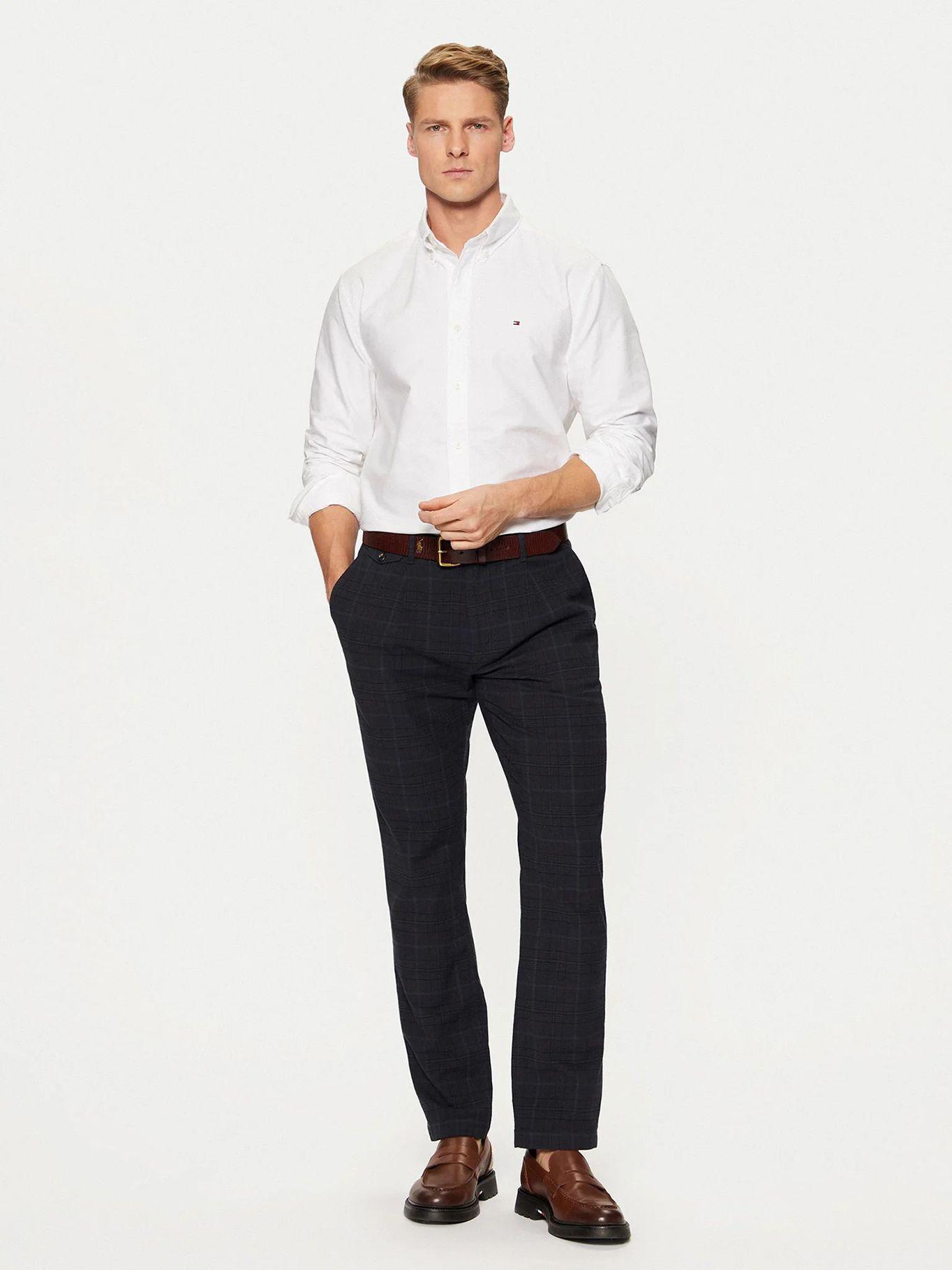 Camisa Oxford Heritage Regular YBR Blanco Tommy Hilfiger-1
