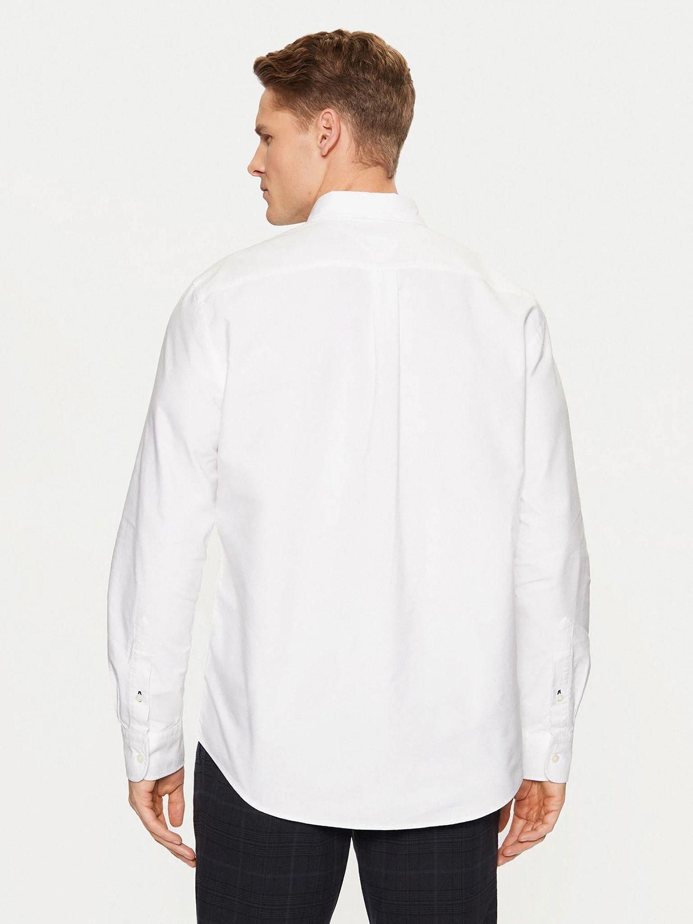Camisa Oxford Heritage Regular YBR Blanco Tommy Hilfiger-2