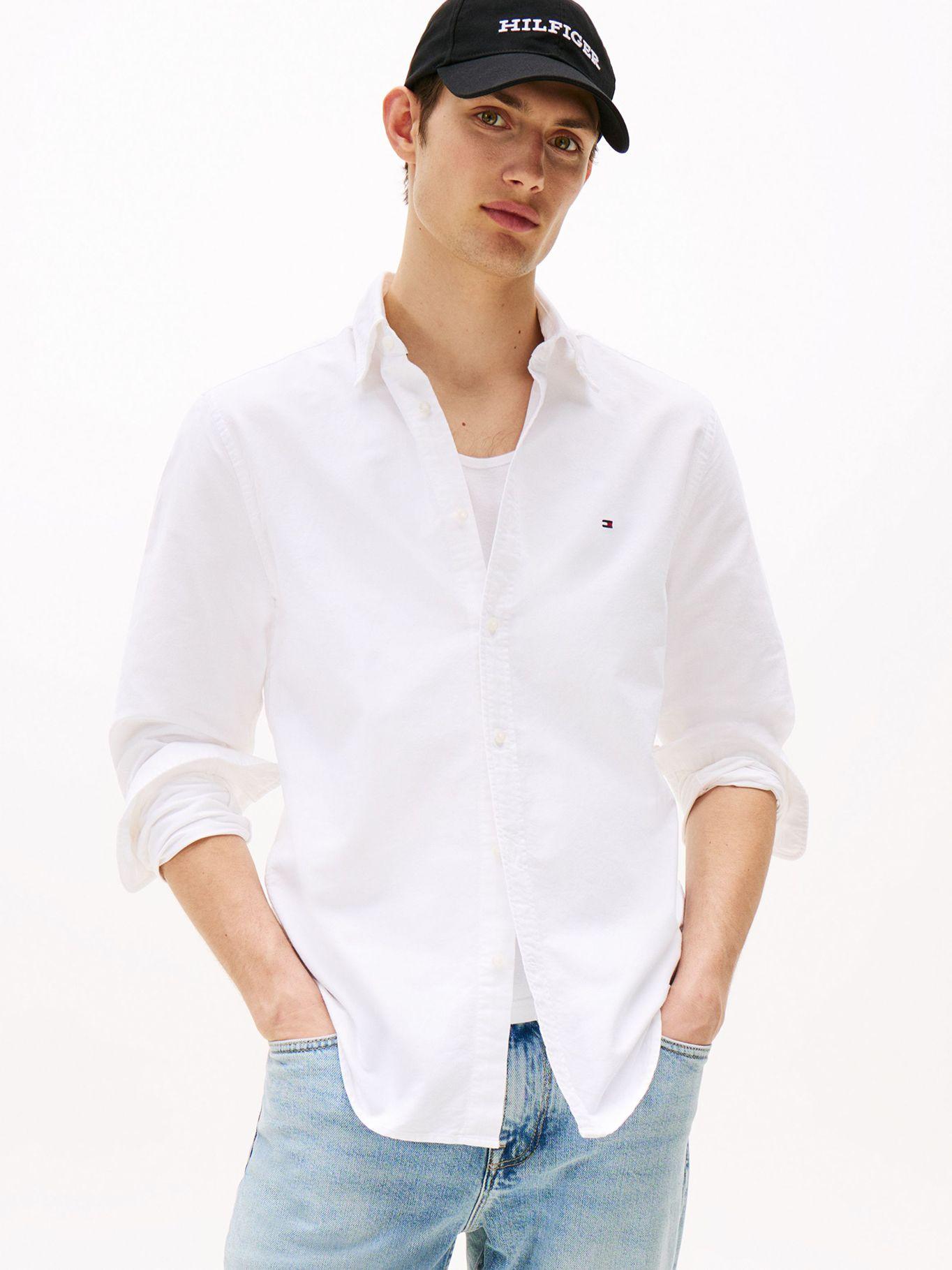 Camisa Oxford Heritag Regular Fit Blanco Tommy Hilfiger-0