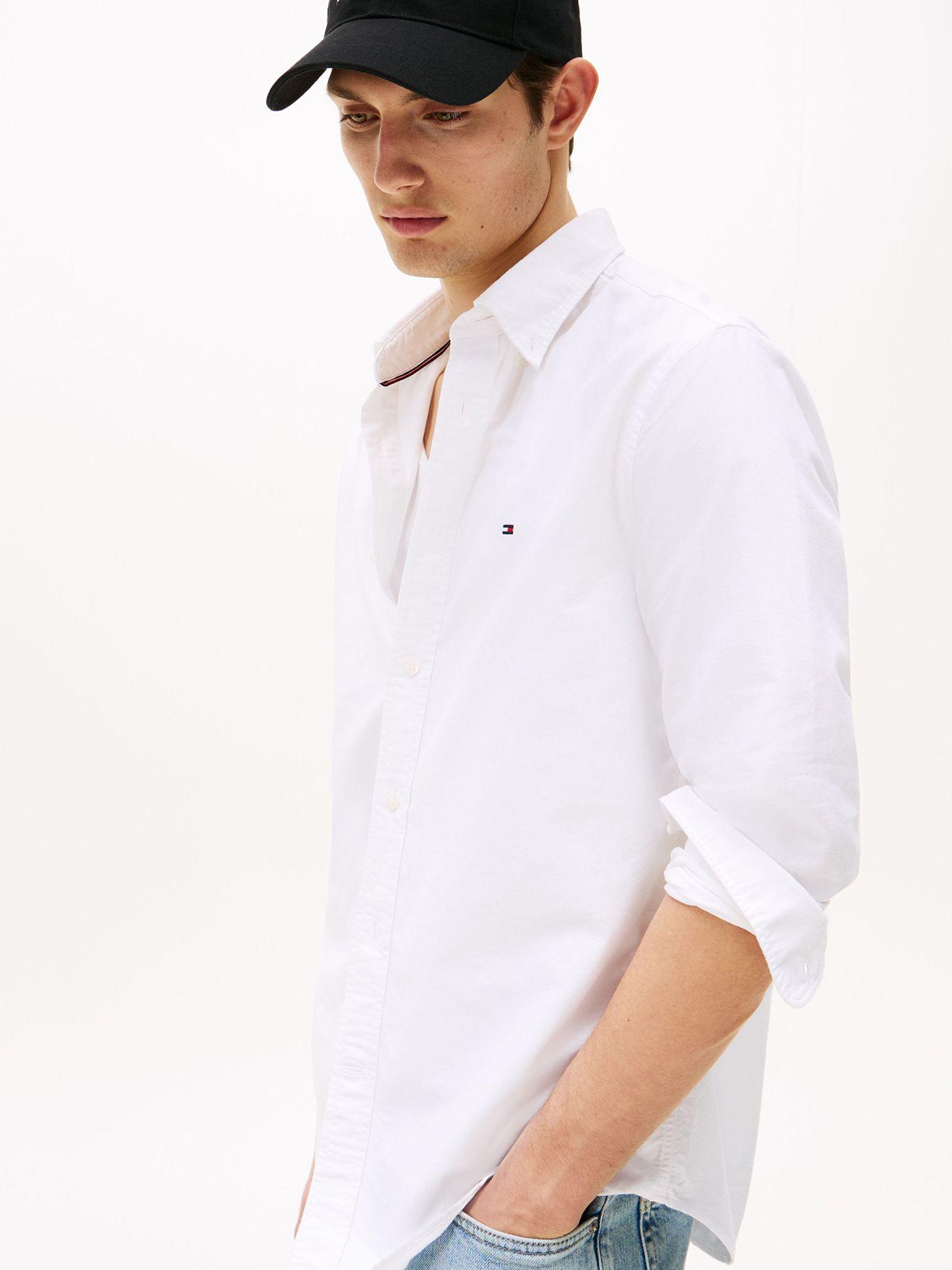 Camisa Oxford Heritag Regular Fit Blanco Tommy Hilfiger-3