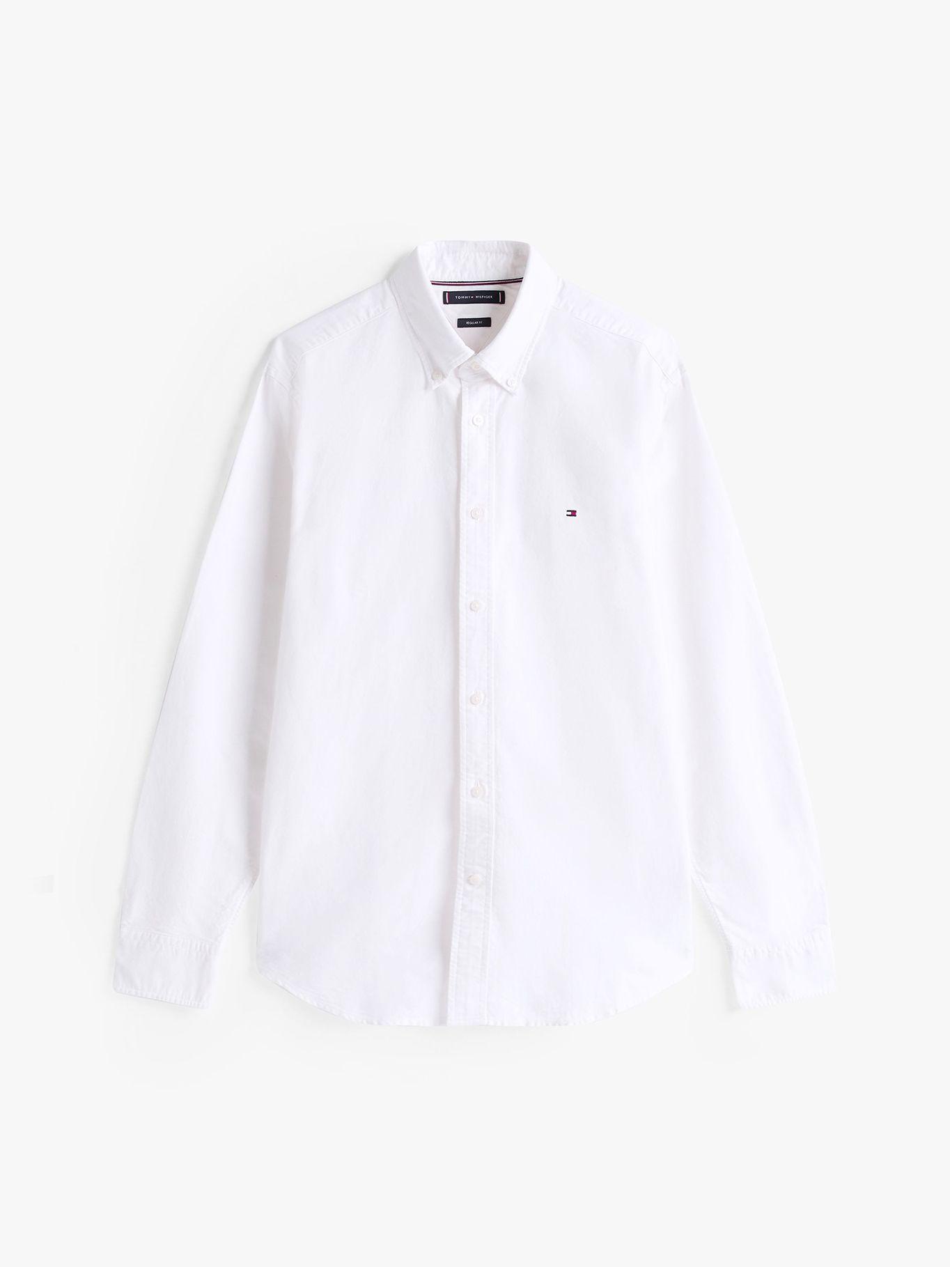 Camisa Oxford Heritag Regular Fit Blanco Tommy Hilfiger-4
