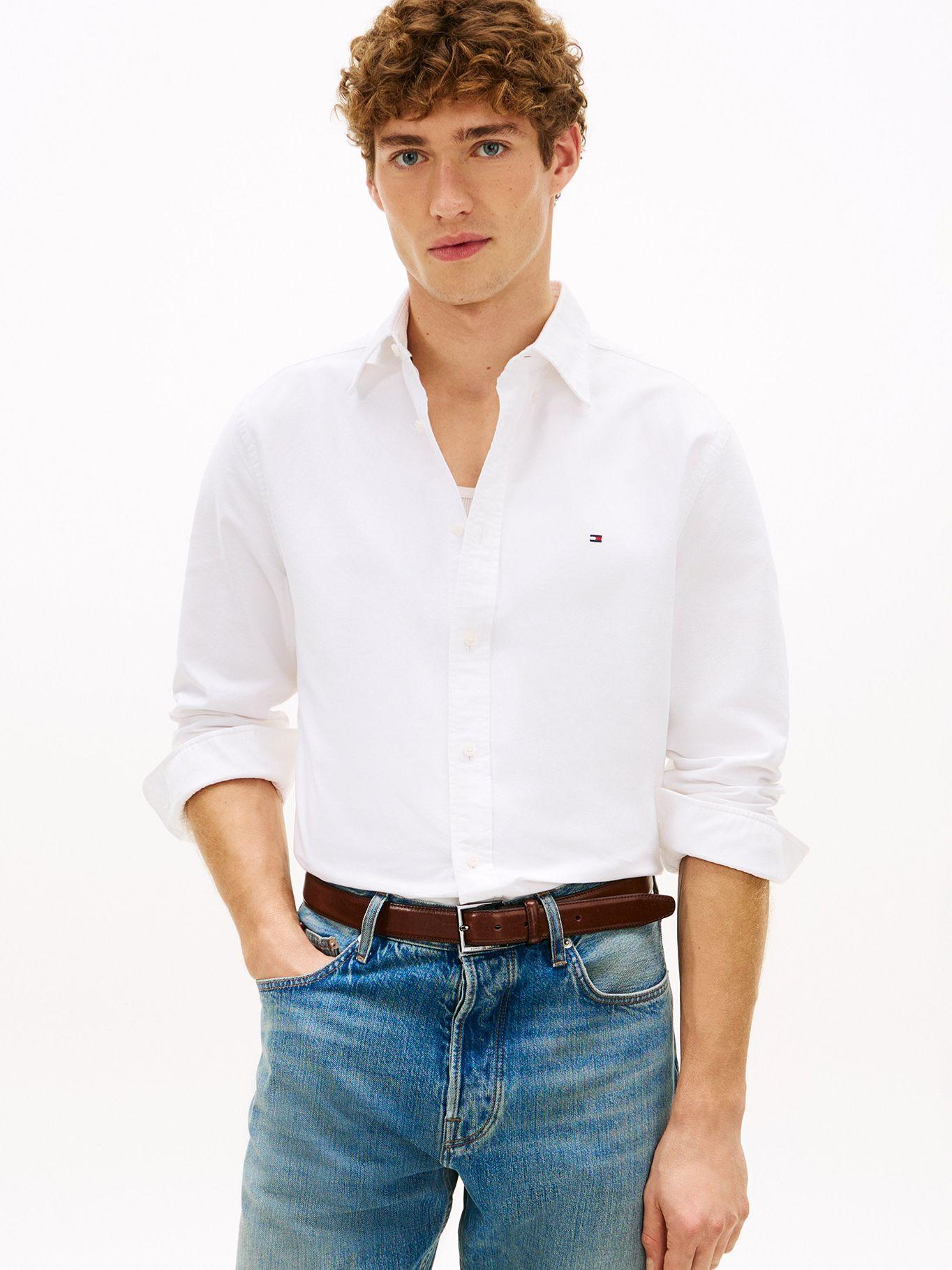 Camisa Oxfor Heritage Regular Fit Blanco Tommy Hilfiger-0