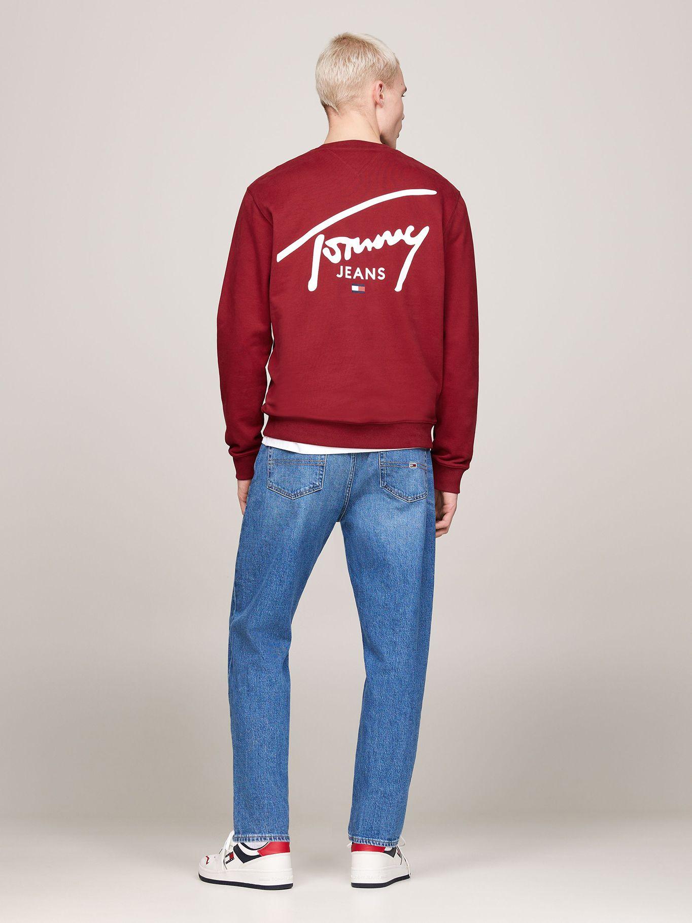 Polerón Con Logo Signature Rojo Tommy Jeans-2