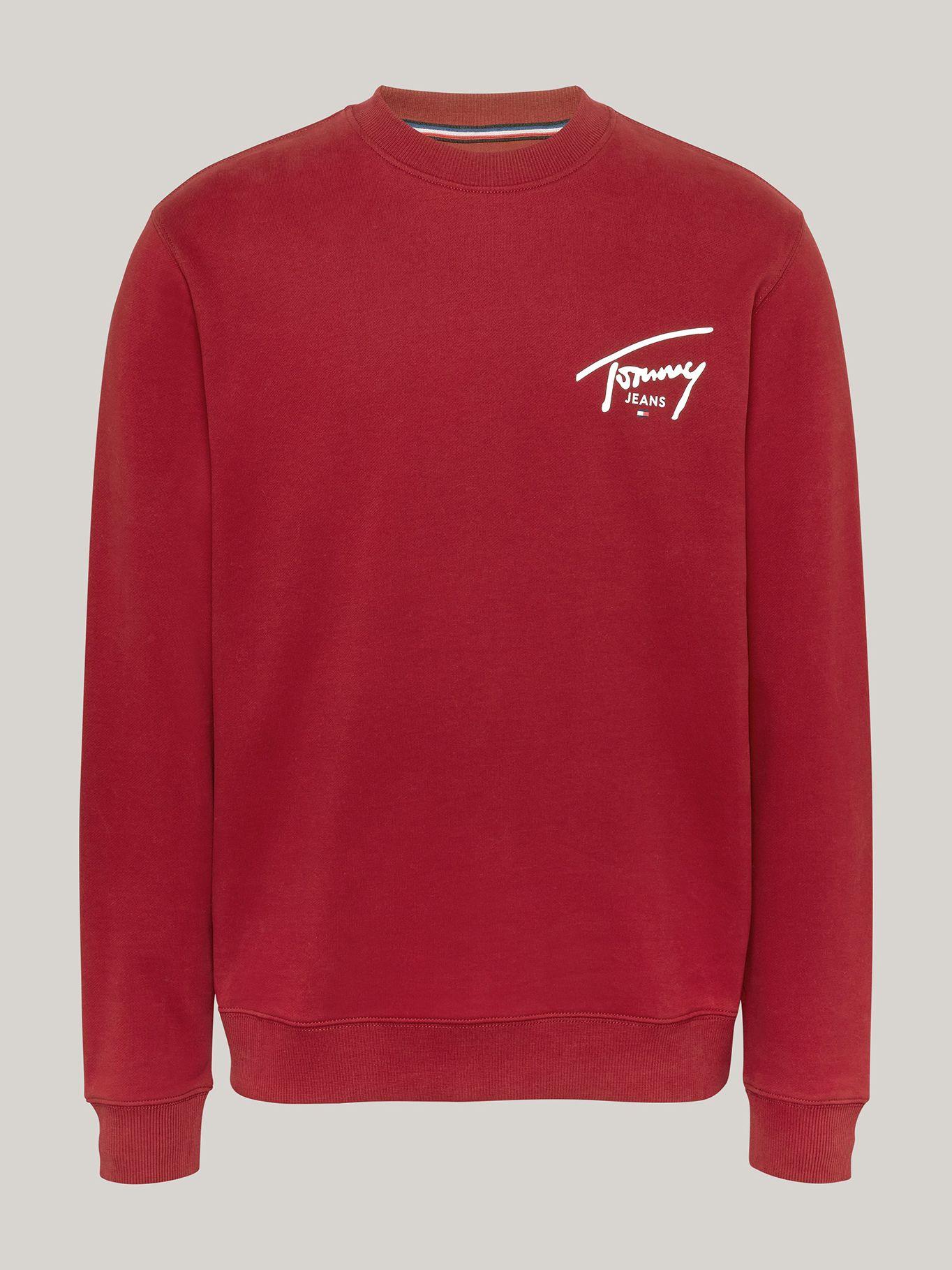 Polerón Con Logo Signature Rojo Tommy Jeans-4