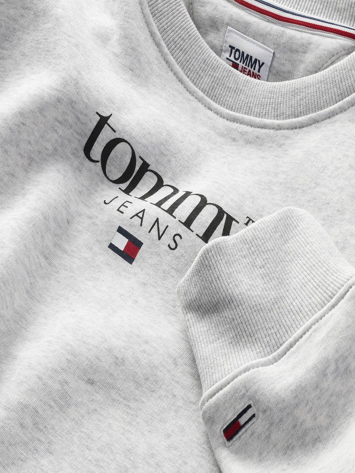 Polerón Relaxed Essential Logo Gris Tommy Jeans-2