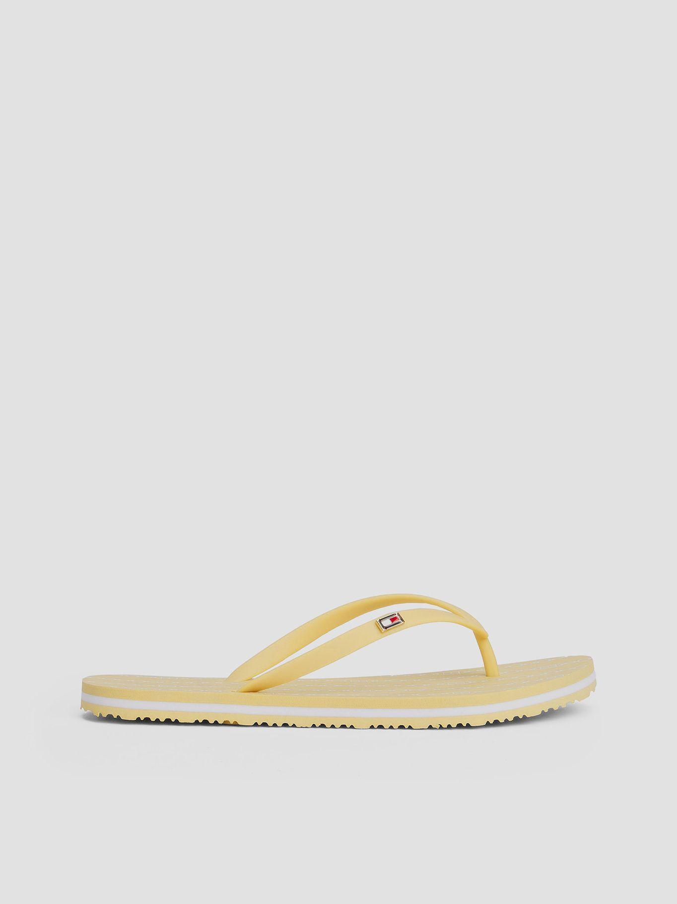 Sandalias Con Logo Esmaltado Amarillo Tommy Hilfiger-4