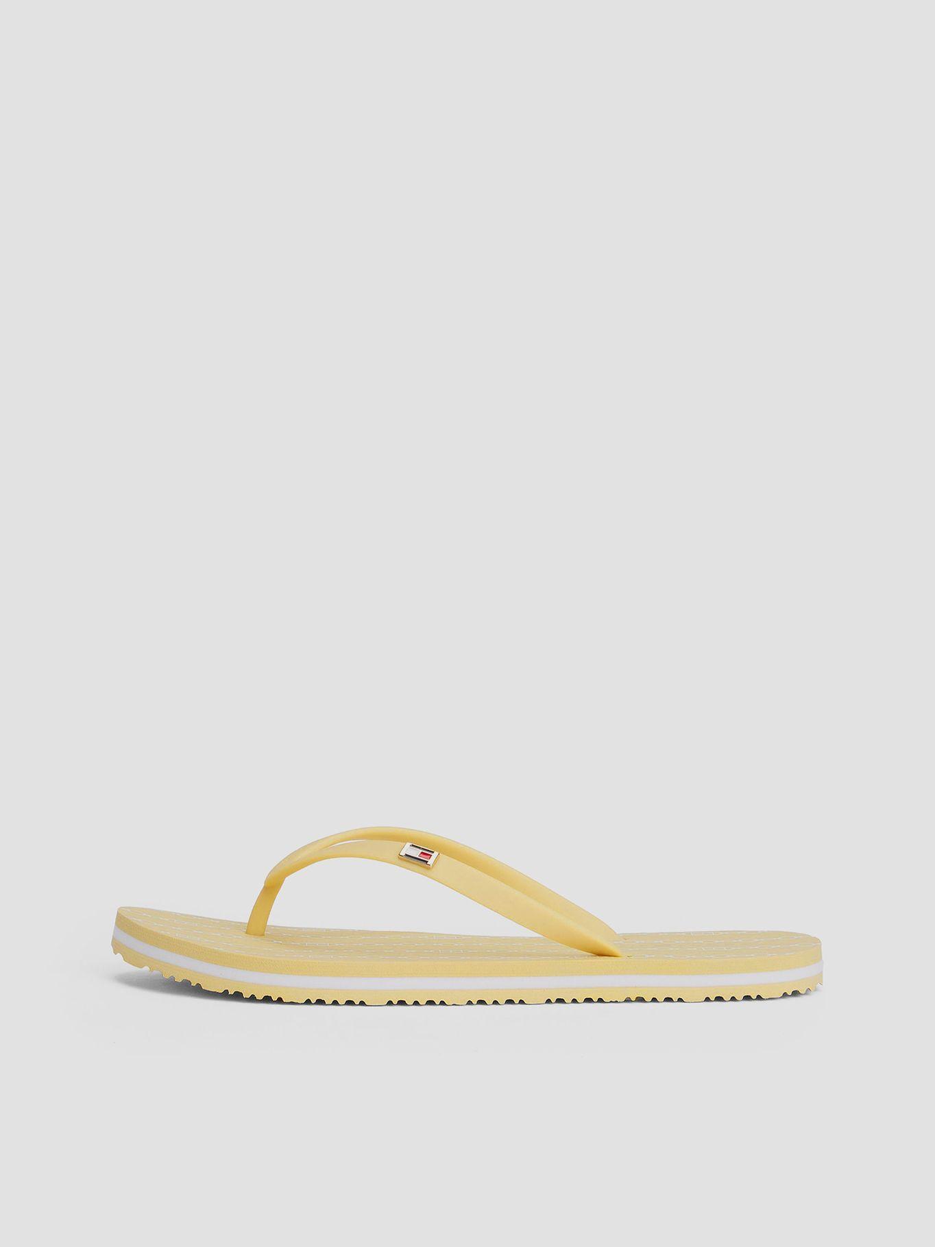 Sandalias Con Logo Esmaltado Amarillo Tommy Hilfiger-5