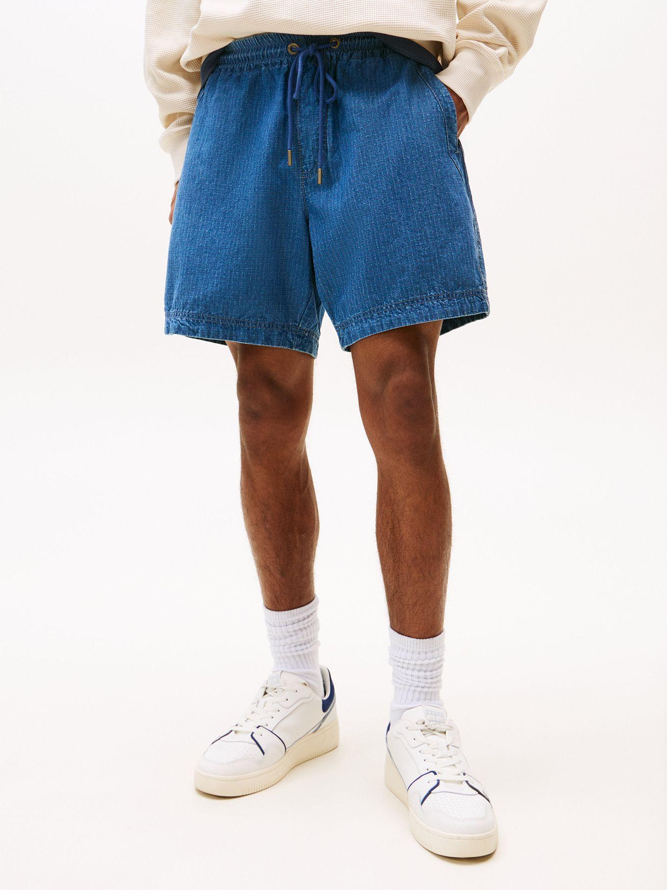 Short Amplio De Tejido Ripstop Azul Tommy Jeans-1