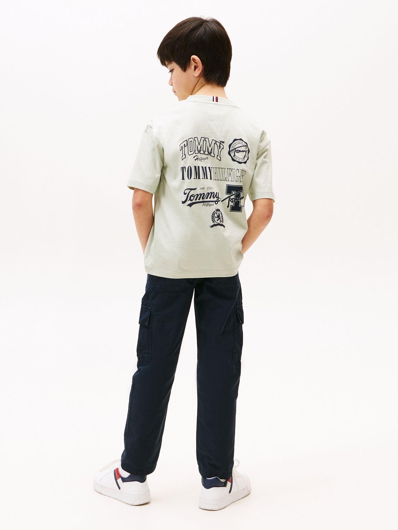 Polera Varsity Graphic Logo Verde Tommy Hilfiger-2