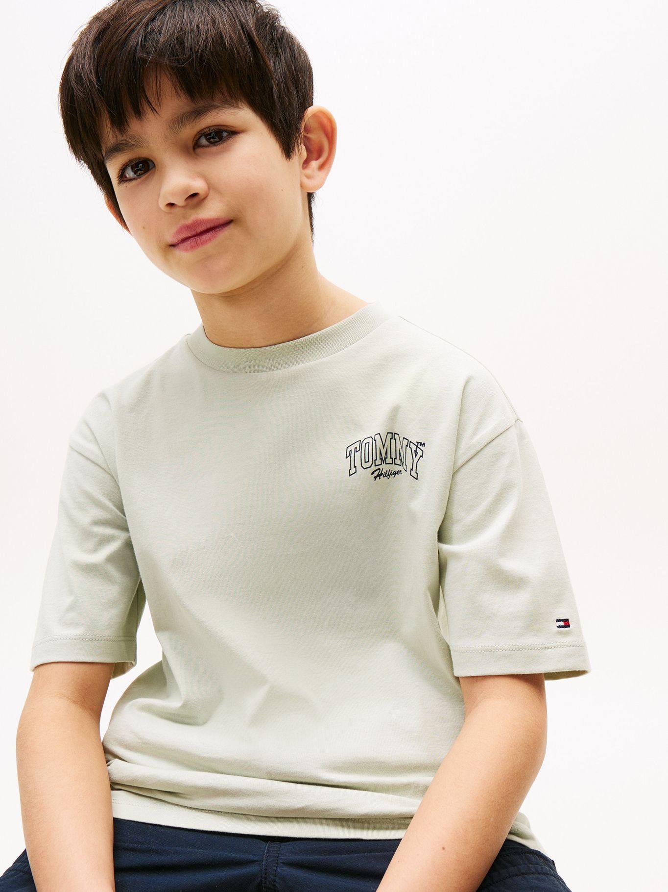 Polera Varsity Graphic Logo Verde Tommy Hilfiger-3