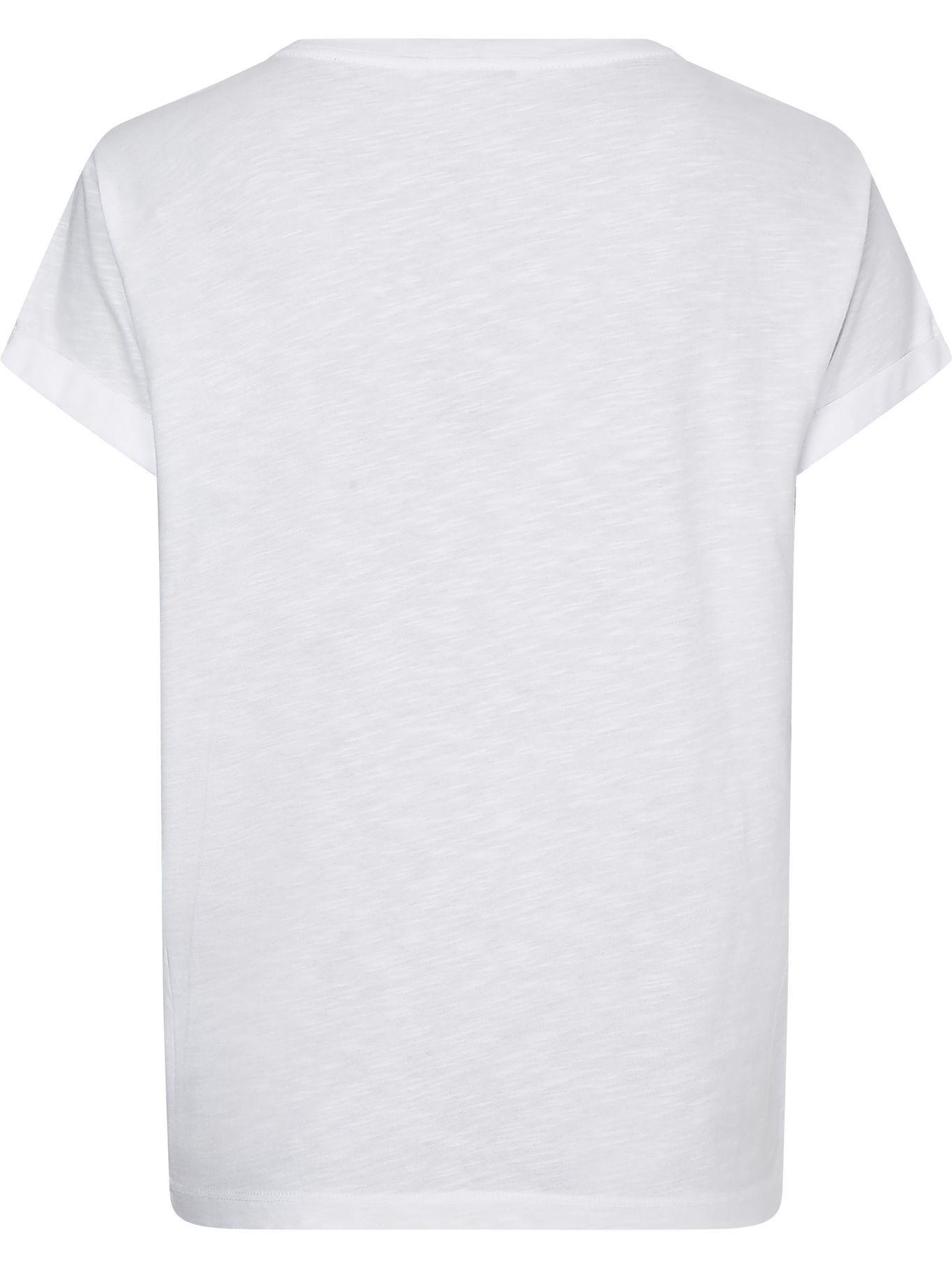 Polera Tropical Logo Blanco Tommy Hilfiger JN2-1