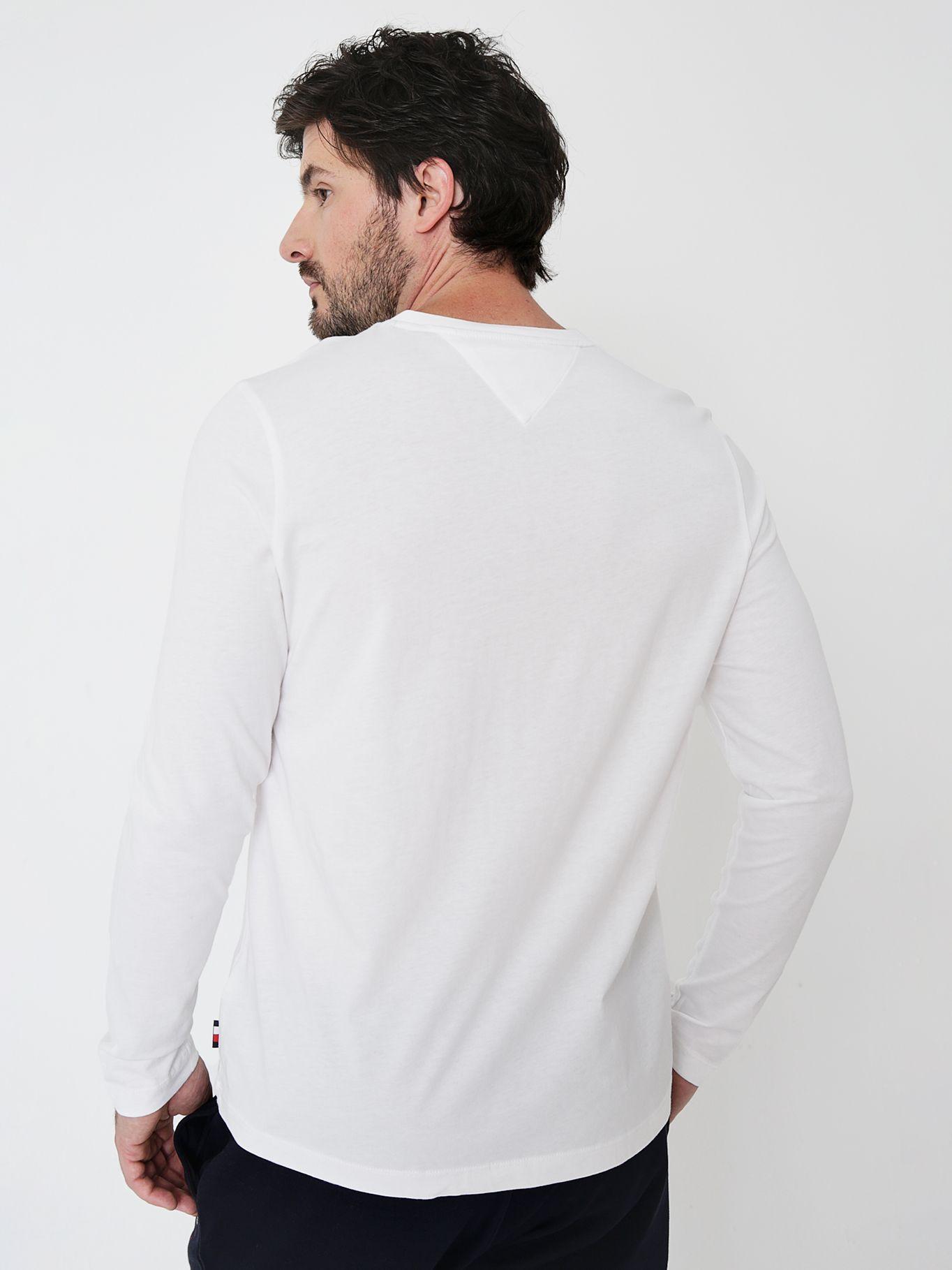 Polera Con Logo Circular Monotype Blanco Tommy Hilfiger-1