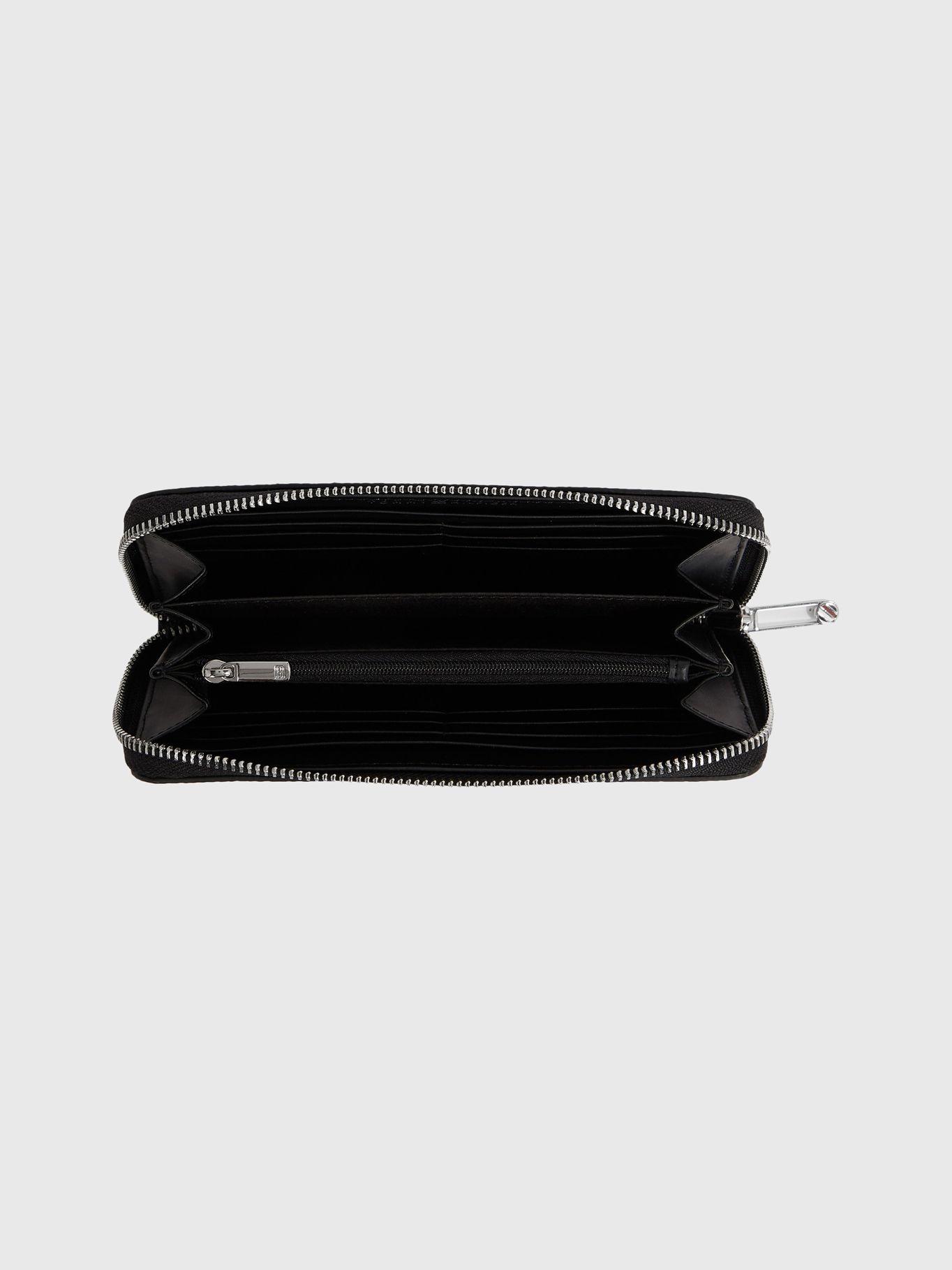 Billetera Emblem Con Cierre Negro Tommy Hilfiger-2