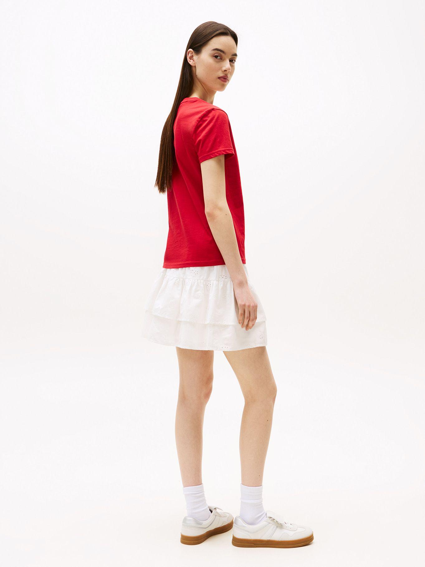 Polera Essential De Corte Regular Rojo XLE Tommy Jeans-2