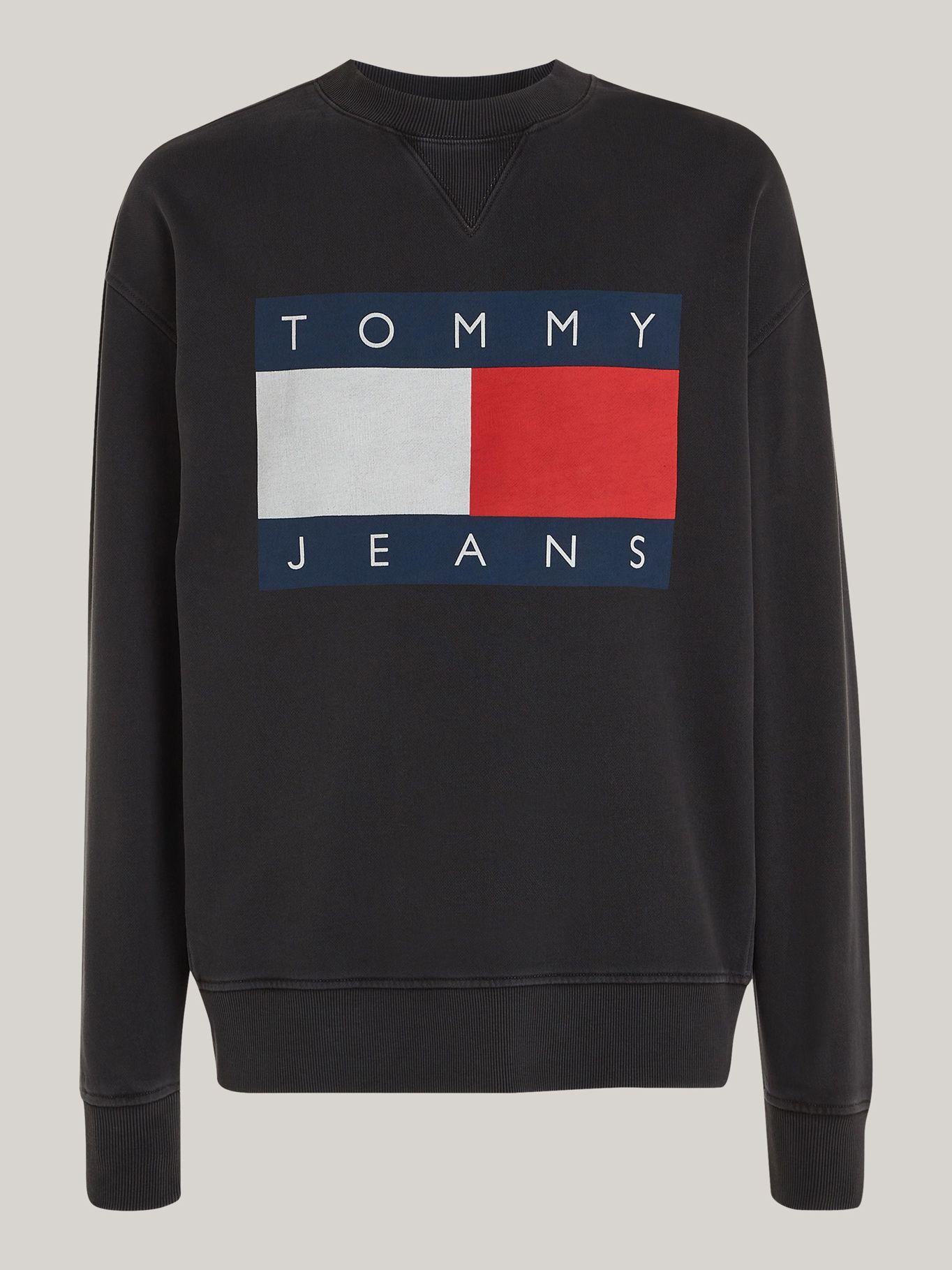 Polerón Con Logo Oversize Relaxed Negro Tommy Jeans-4
