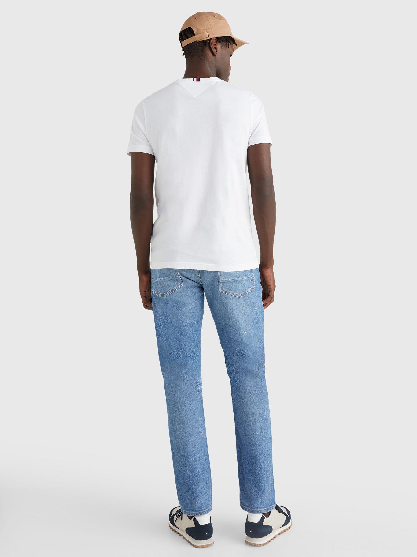 Polera Signature Logo Blanco Tommy Hilfiger JN2-1