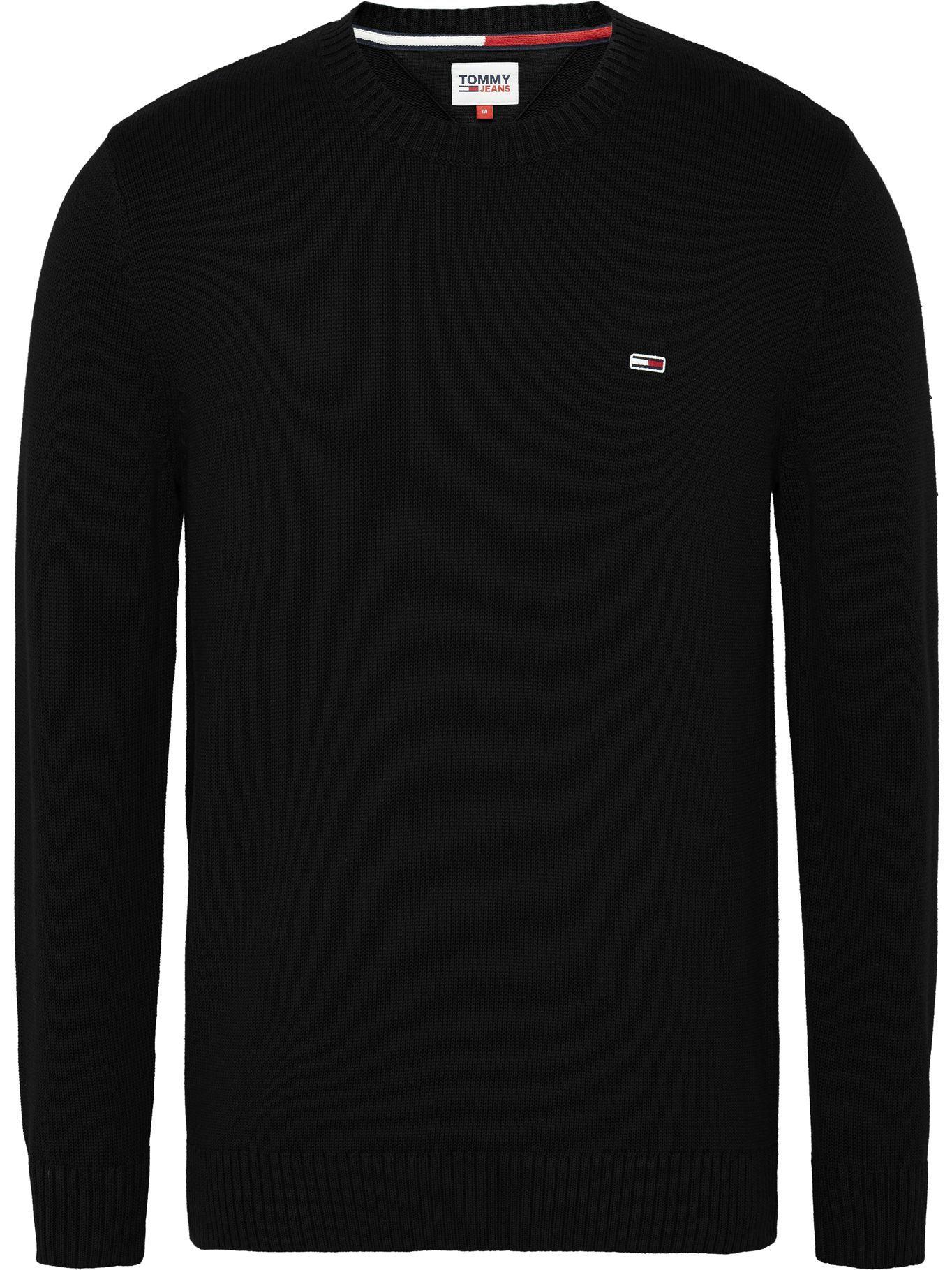Sweater Essential C-Neck Negro Tommy Jeans M2-0