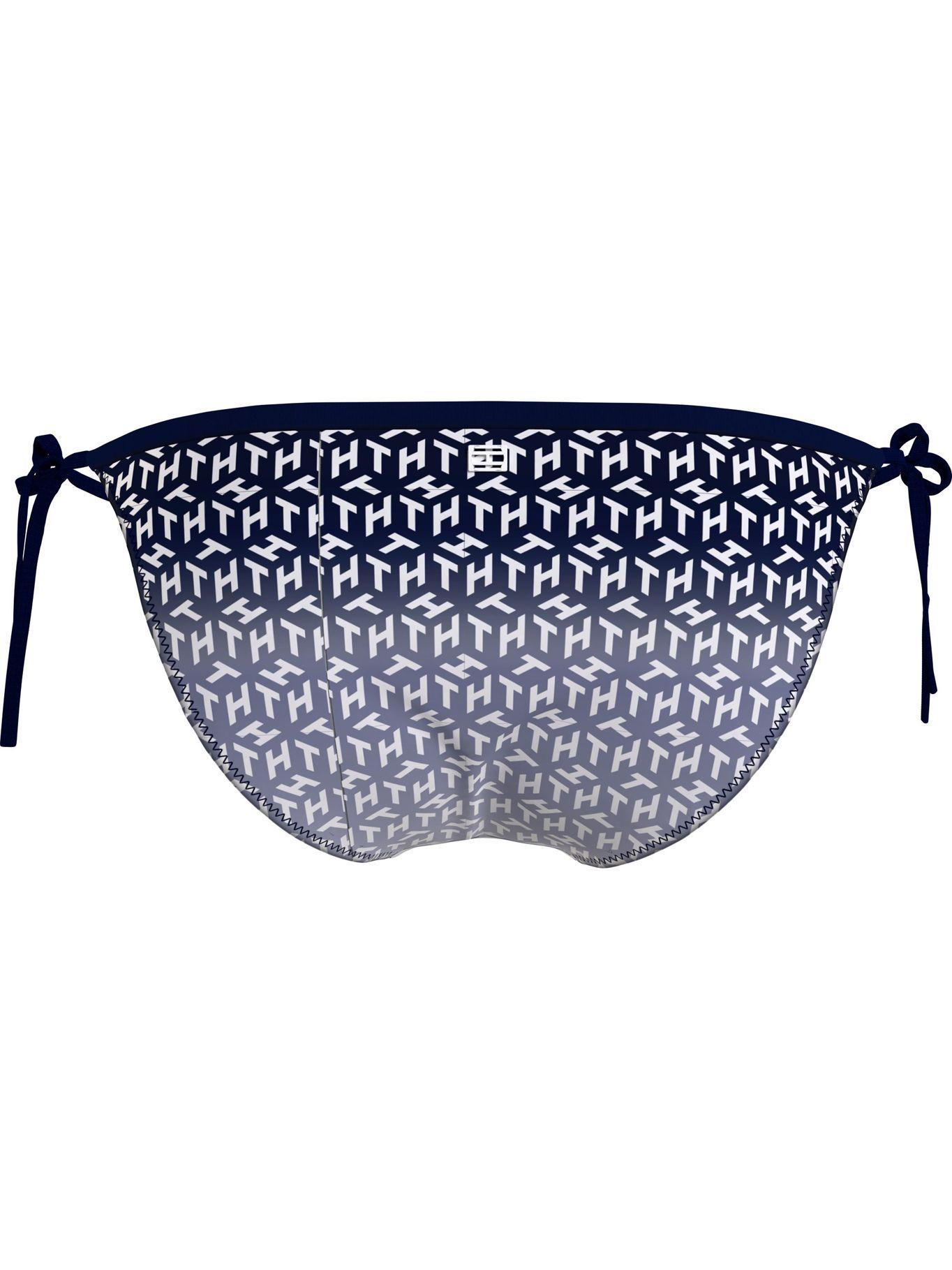 Parte Inferior De Bikini Monogram Azul Tommy Hilfiger-1